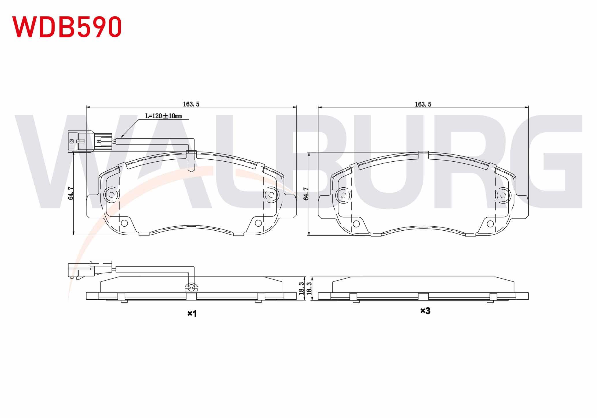 FREN BALATA ON FISLI RENAULT MASTER III (FV) 2.3 DCI 2010- / MASTER III (FV) 2.5 DCI 2010- / OPEL MOVANO B 2.3 DCI 2010-