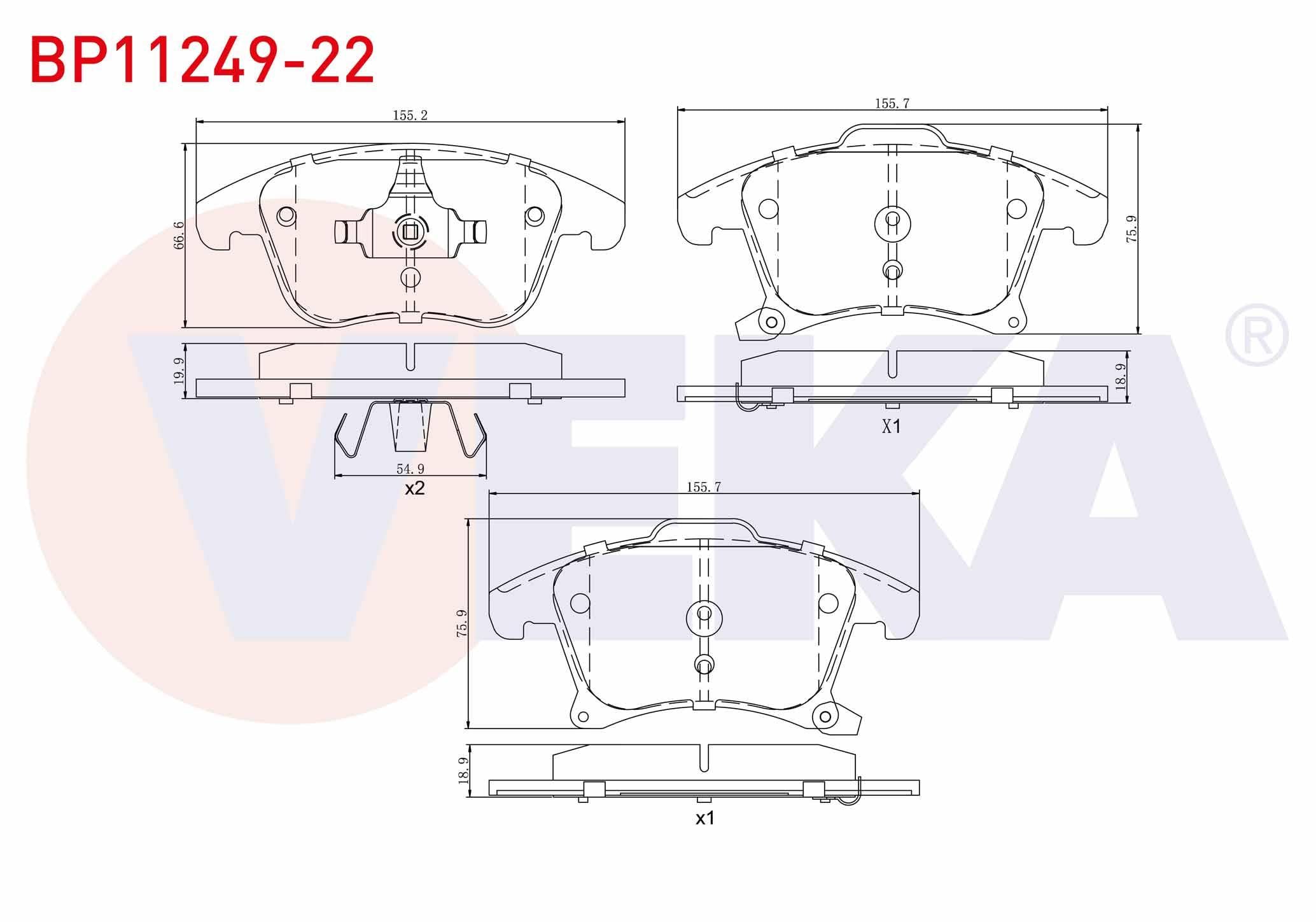 FREN BALATA ON FORD MONDEO V 1.6 TDCI - 2.0 TDCI 2014-