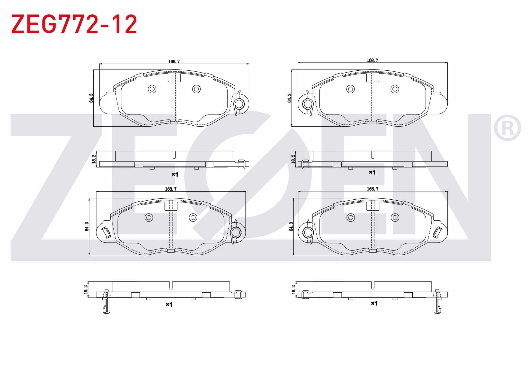 FREN BALATA ON IKAZLI FORD TRANSIT (V184) ONDEN CEKISLI 2.0 TDCI - 2.3 16v - 2.4 DI - 2.4 TDCI - 2.4 TDE 2000-2006