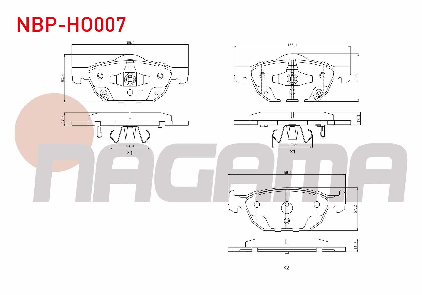 FREN BALATA ON IKAZLI HONDA CIVIC X (FC) 1.5 RS 2016-