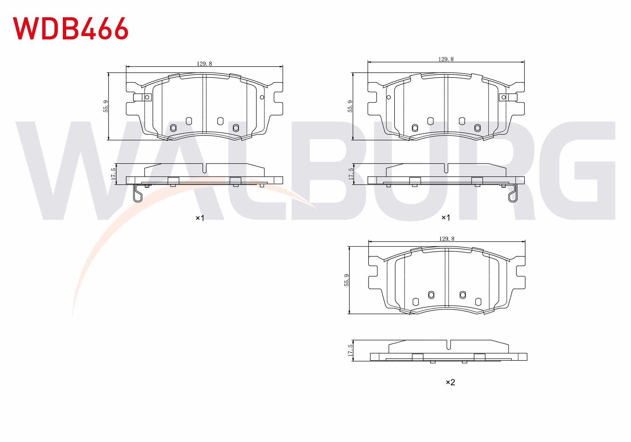 FREN BALATA ON IKAZLI HYUNDAI ACCENT ERA 1.5 CRDI 2006-2012 / ACCENT ERA 1.4i 16v 2006-2012 / ACCENT ERA 1.6 CVVT 2006-2012/ I20 (PB, PBT) 1.4 CRDI 2008-2015/ KIA RIO II 1.5 CRDI 2006-2011