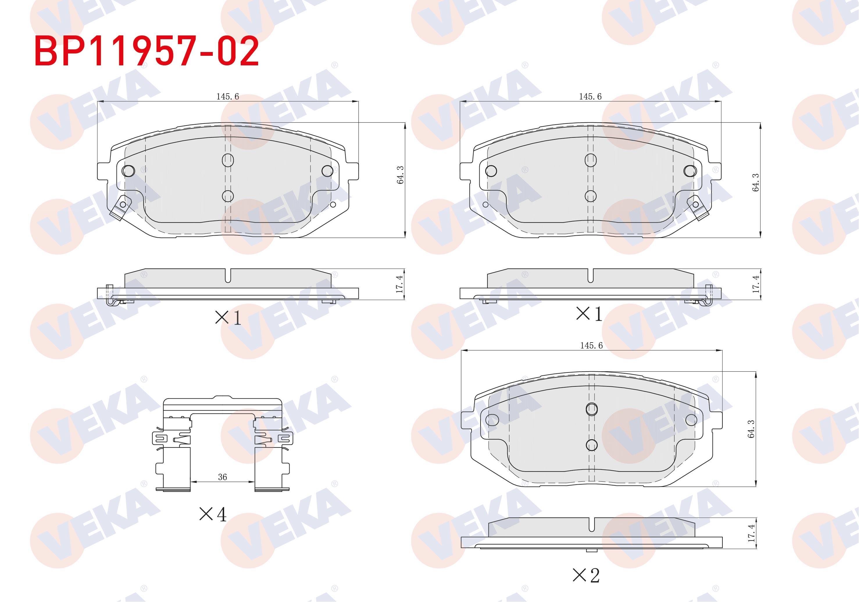 FREN BALATA ON IKAZLI HYUNDAI TUCSON IV 2020-/ IONIQ 2020-