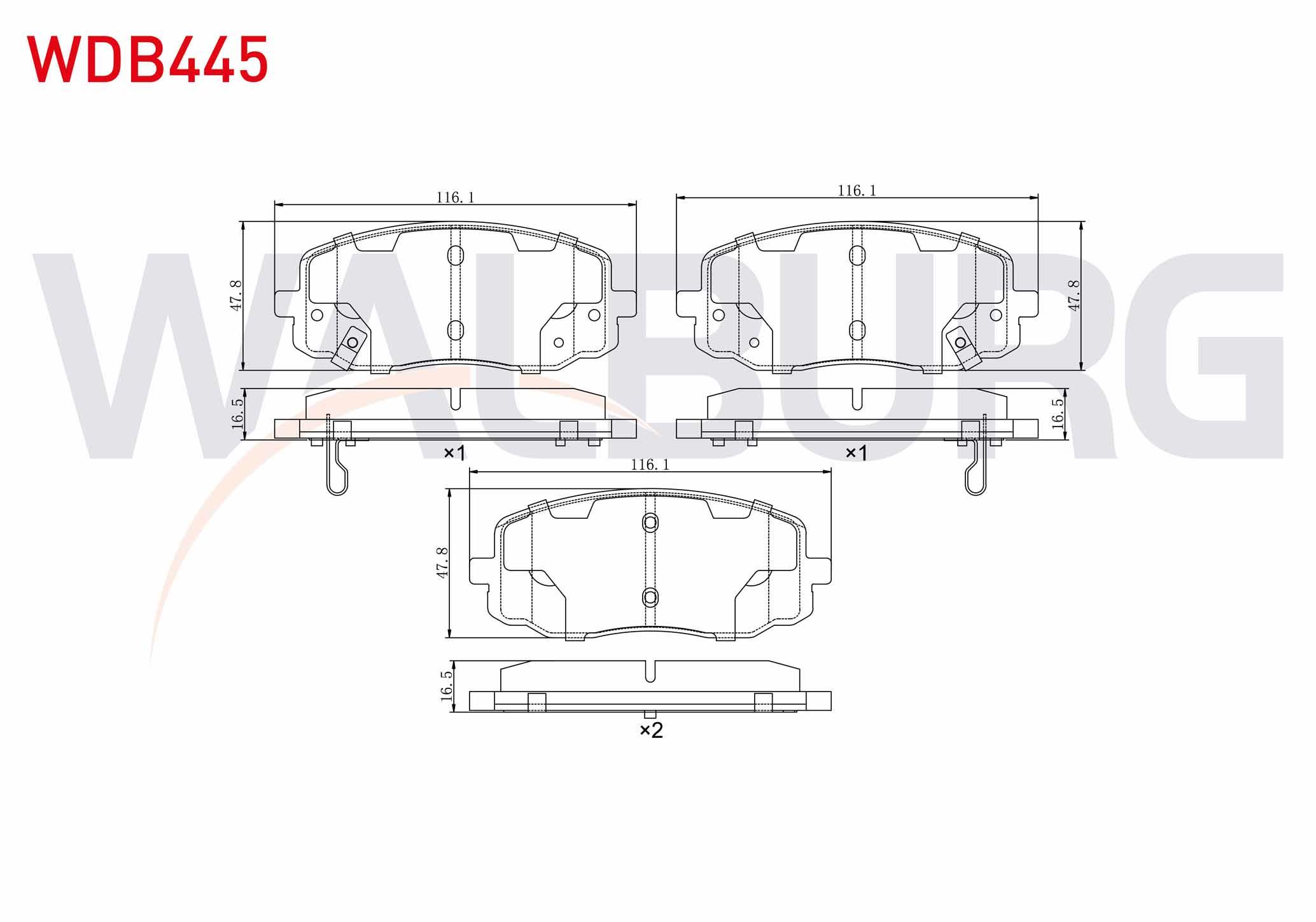 FREN BALATA ON IKAZLI KIA PICANTO (BA) 1.25 2004-2011 / PICANTO (BA) 1.1i 2004-2011 / HYUNDAI I10 (PA) 1.1i 12v 2008-2013 / I10 (BA) 1.0 D-CVVT 2013- /  I10 (BA) 1.2 D-CVVT 2013-