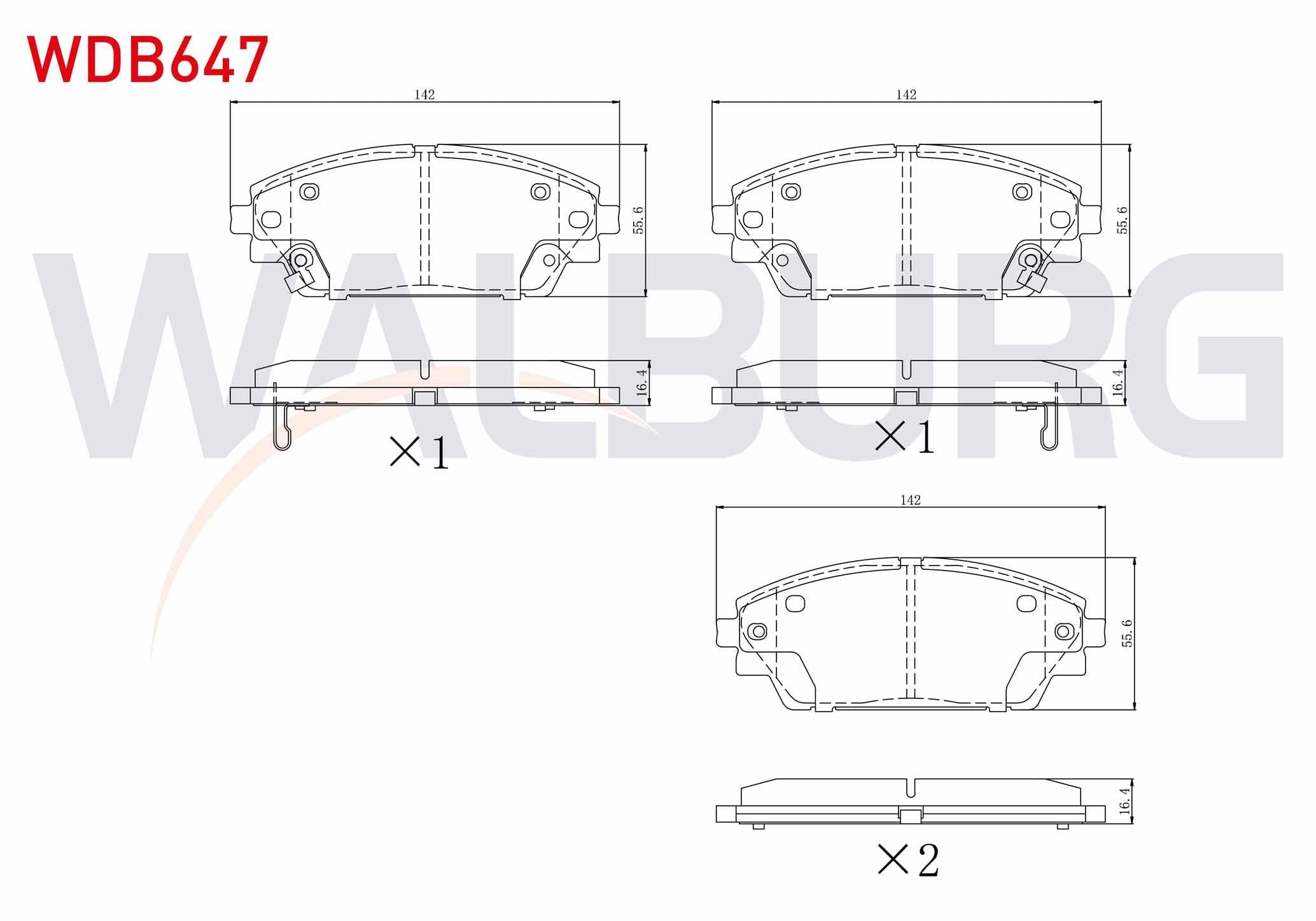 FREN BALATA ON IKAZLI MAZDA 3 (BM) SKYACTIVE G100 - G120 - G165 - D150 2013-