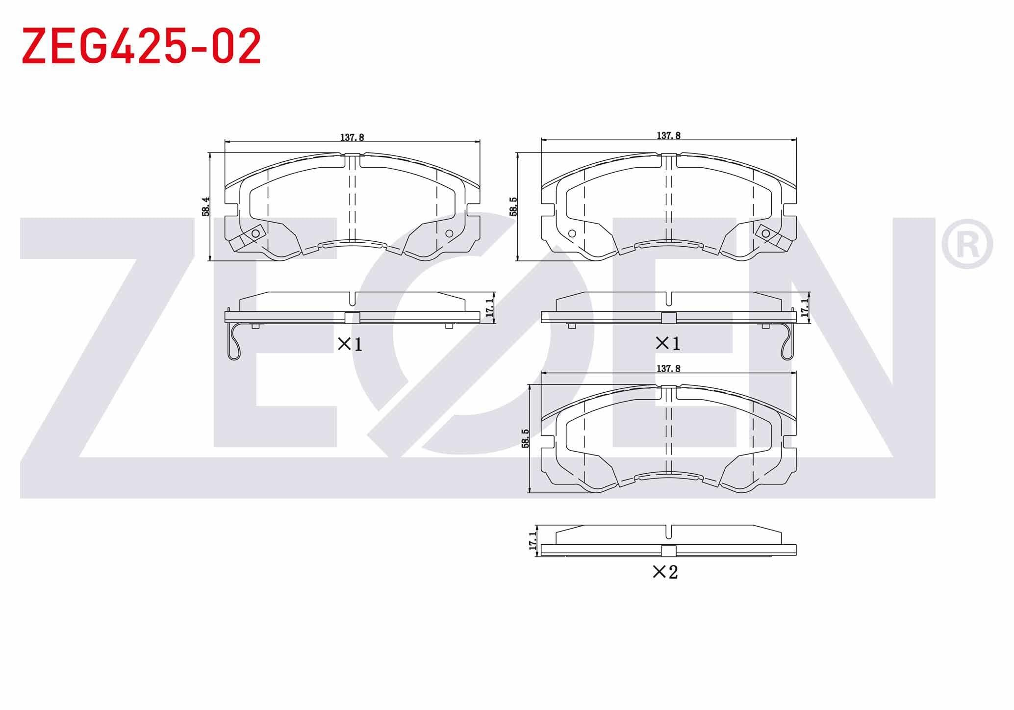 FREN BALATA ON IKAZLI OPEL FRONTERA A 2.3 TD 1992-1998 / FRONTERA A 2.4i 1992-1998
