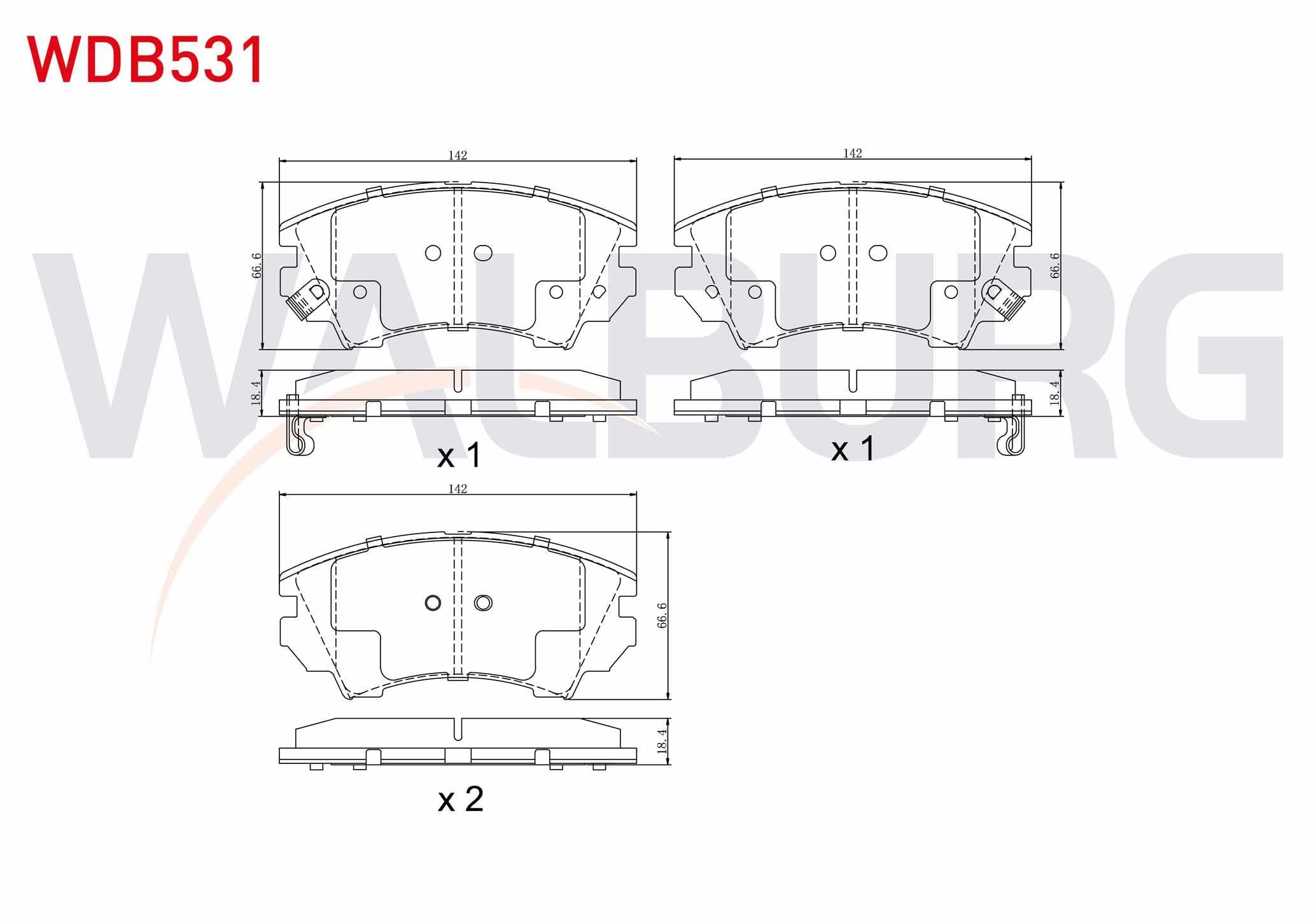 FREN BALATA ON IKAZLI OPEL INSIGNIA 2.0 CDTI 17 JANT 2008-/ ASTRA J 1.6 CDTI 2009-2016/ ASTRA J 1.4 T 2009-2016/ INSIGNIA 1.6 2008-/ 1.6 CDTI 2008-/ ZAFIRA C 1.6 CDTI 2014-/ 2.0 CDTI 2011-