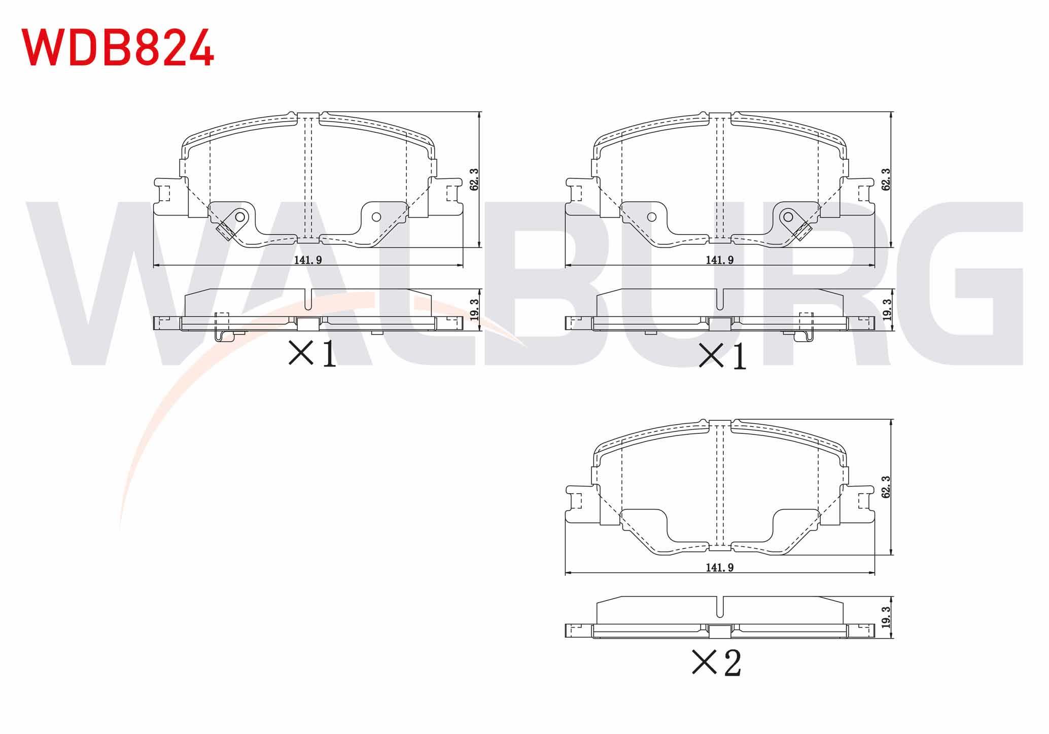FREN BALATA ON IKAZLI OPEL INSIGNIA B 1.6 CDTI 17-18-20 JANT 2017-