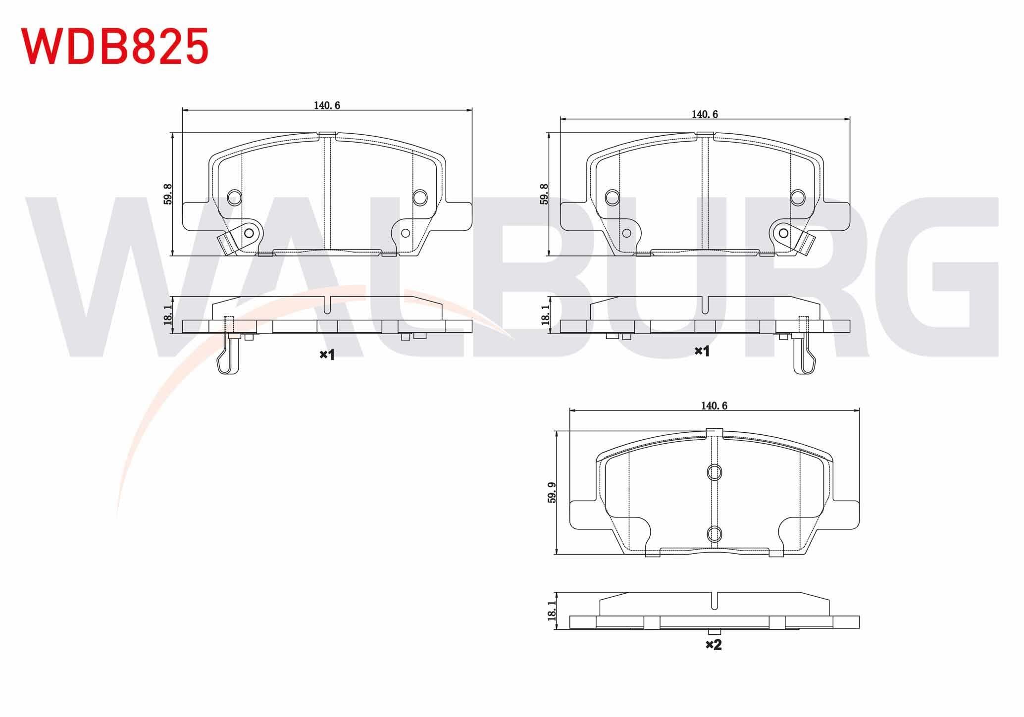 FREN BALATA ON IKAZLI OPEL MOKKA 1.4 - 1.6 - 1.6 CDTI 2012-/ MOKKA X 1.6 CDTI 2012-