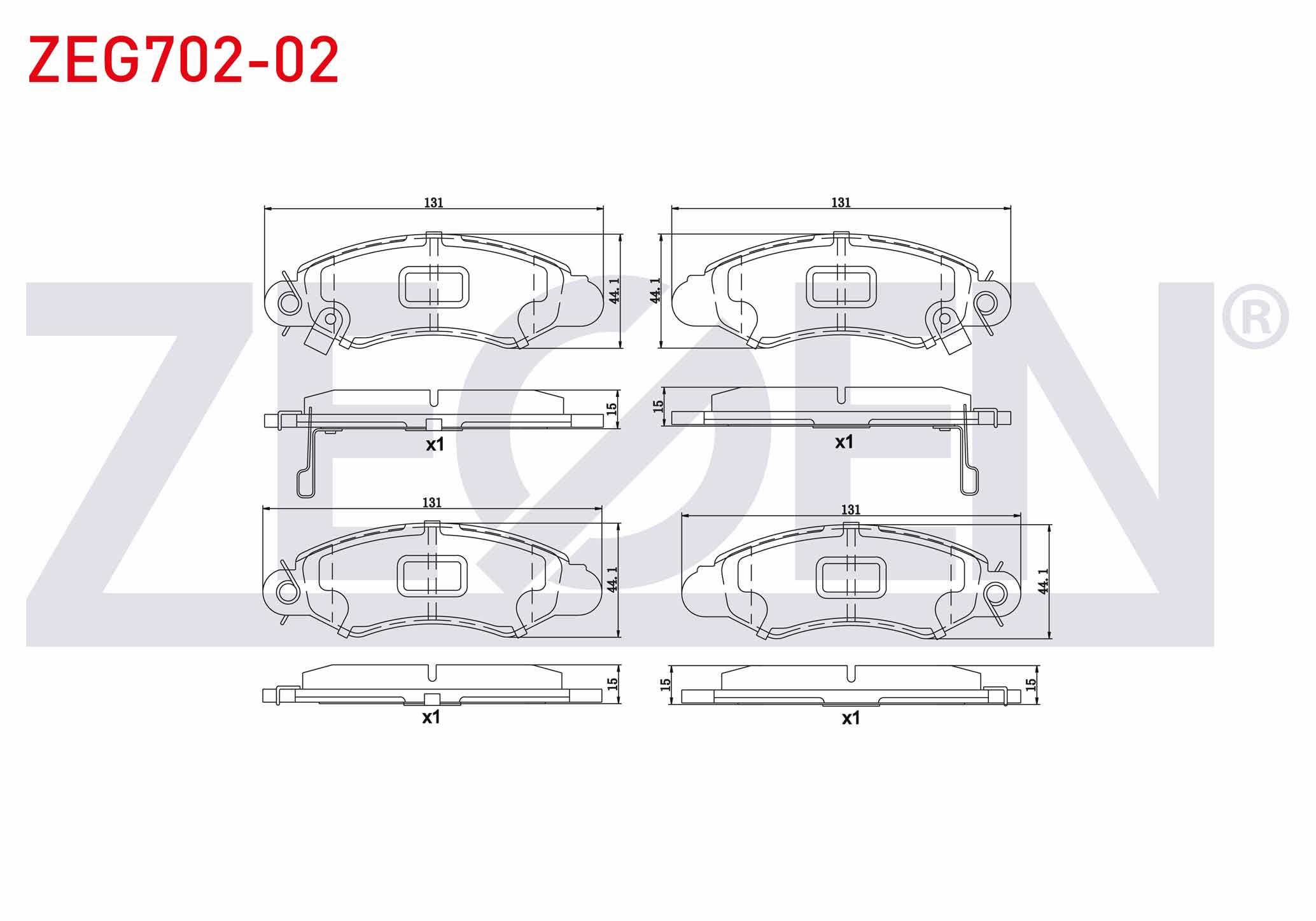 FREN BALATA ON IKAZLI SUZUKI SWIFT II (EA,MA) 1.3i 1989-2004 / SWIFT II (EA,MA) 1.6i 1989-2004