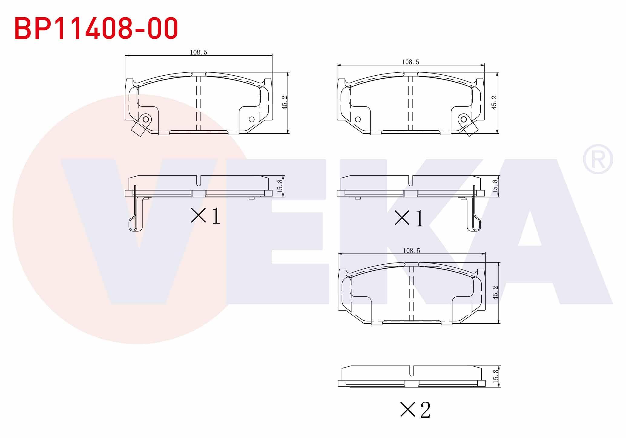 FREN BALATA ON IKAZLI SUZUKI SWIFT IV 1.2 2010- / SWIFT IV 1.3 DDIS 2010-