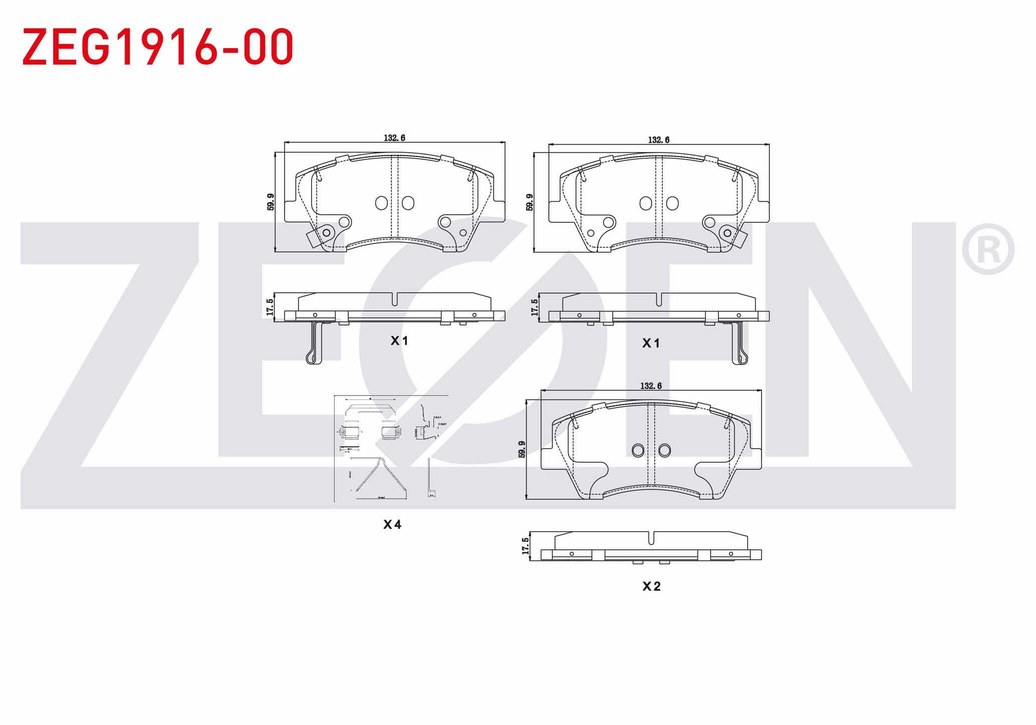 FREN BALATA ON IKAZLI TEL DELIKLI INCE KULAKLI HYUNDAI ELANTRA 1.6 CRDI - 1.6 D-CVVT 2015-