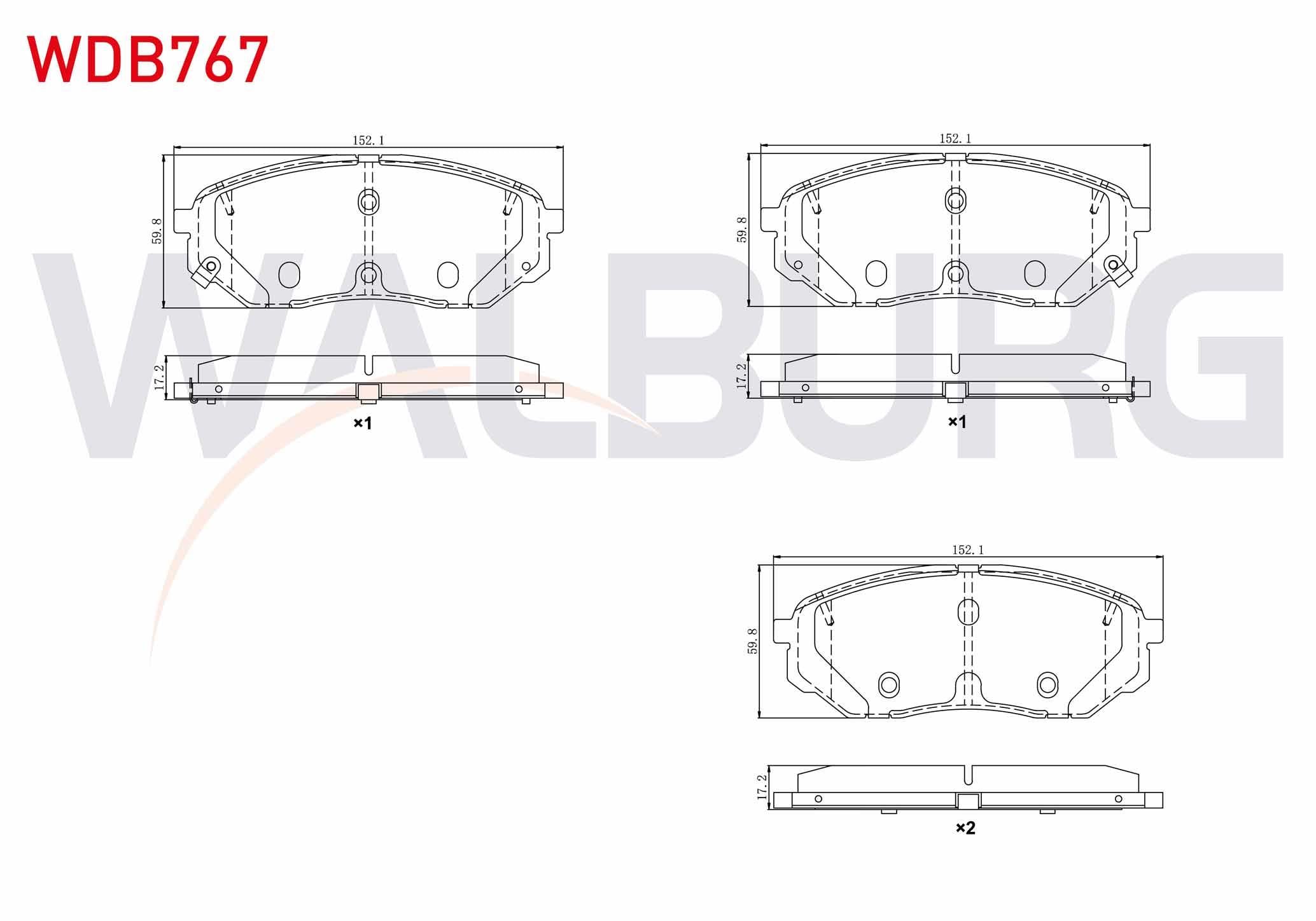 FREN BALATA ON IKAZLI TEL DELIKLI KIA SORENTO III (UM) 2.0 CRDI 2015-