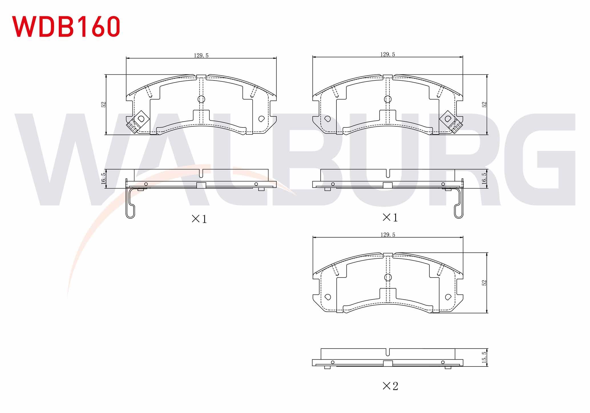 FREN BALATA ON IKAZLI TEL DELIKLI MAZDA 626 III (GD) 1.8i 1987-1992 / 626 III (GD) 2.0i 16v 1987-1992 / 626 III (GD) 2.2i 16v 1987-1992
