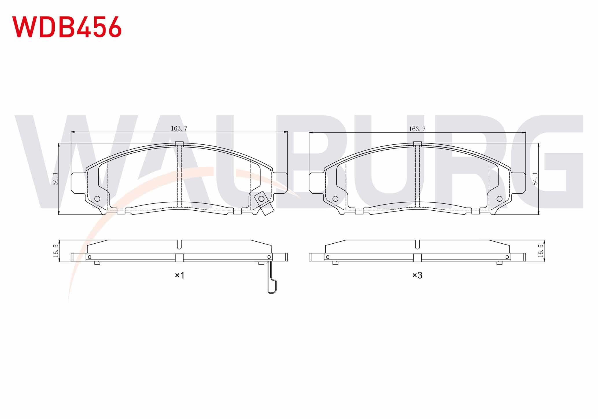 FREN BALATA ON IKAZLI TEL DELIKLI NISSAN NAVARA (D40) 2.5 DCI 4WD 2005-2015 / NISSAN PATHFINDER (R51) 2.5 DCI 2005-