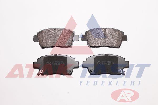 FREN BALATA ON IKAZLI TOYOTA YARIS (_CP10) 1.3i 1999-2005/ YARIS (_CP10) 1.0i 1999-2005/ CELICA (ZZT23_) 1.8 16v VVT-I 1999-2005 / GEELY ECHO 1.3 2005- / FAMILIA 1.5 2008-2011 / FC SEDAN 1.5 2009-2013