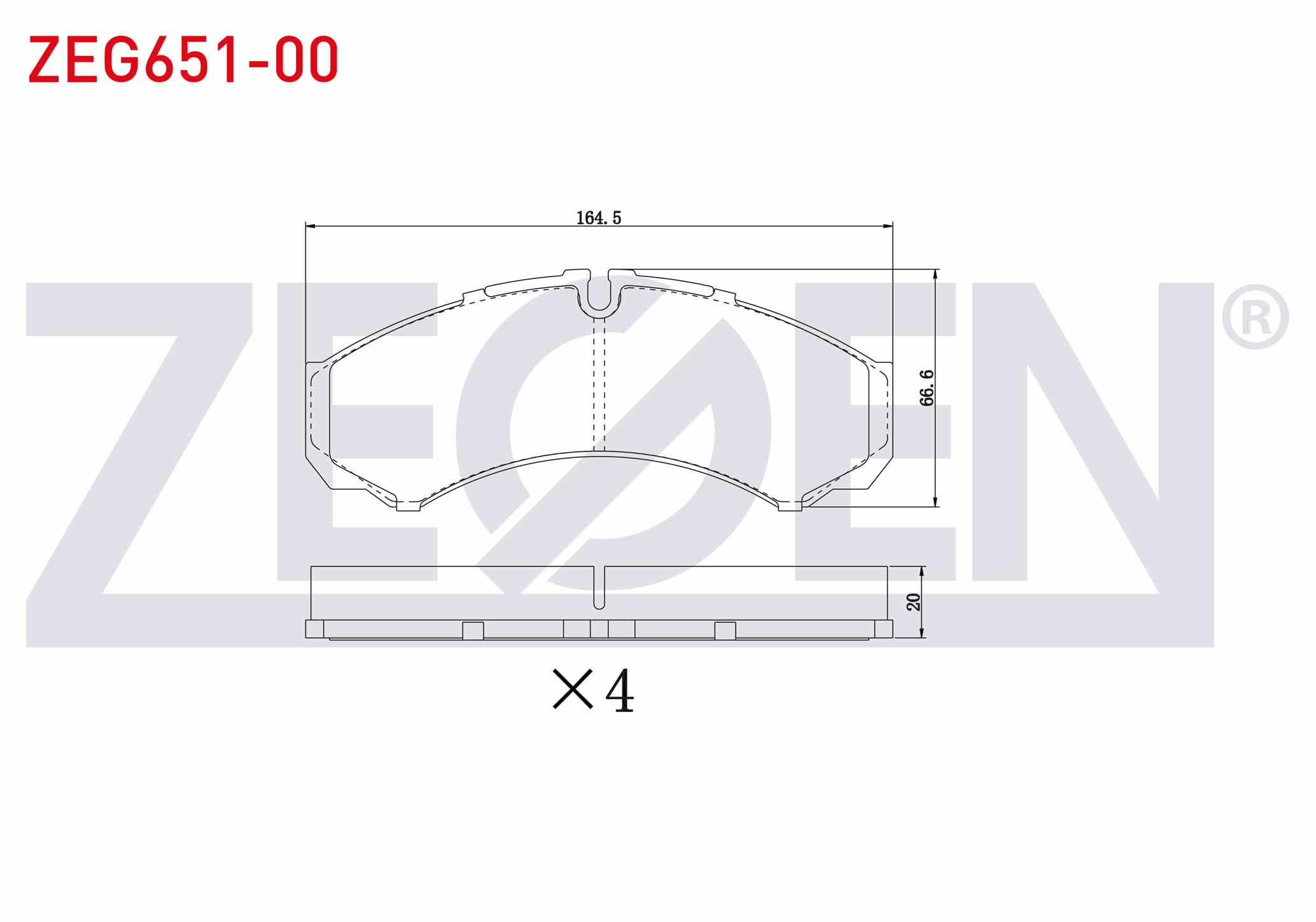 FREN BALATA ON IVECO DAILY II (30-10C) 2.8i 1996-1999 / DAILY II (35-10) 2.5i 1996-1999