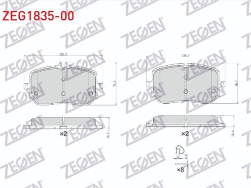 FREN BALATA ON MERCEDES A 180 d - 200 (W177) 2018- / CLA 180 d - 200 (C118) 2019-