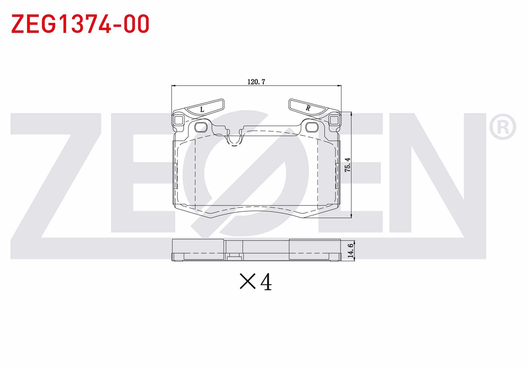 FREN BALATA ON MINI COOPER (R56) 1.6 D 2006-2013/ 1.6i 2006-2013/ MINI COOPER (R56) ONE 1.6 2006-2013/ 1.6 D 2006-2013