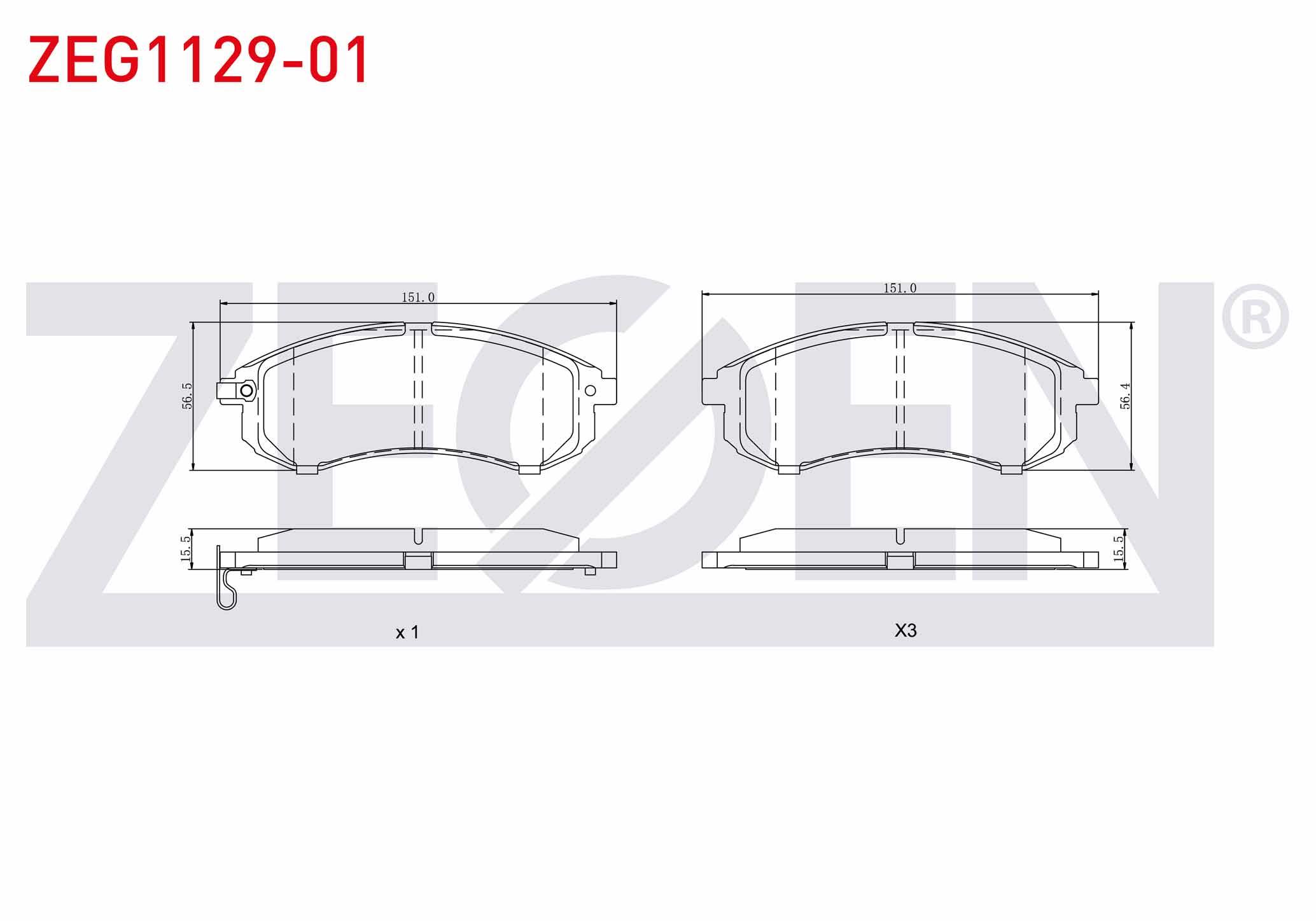 FREN BALATA ON MITSUBISHI L 200 (K7T,K6T) 2.5 TD 4WD 1996-2007