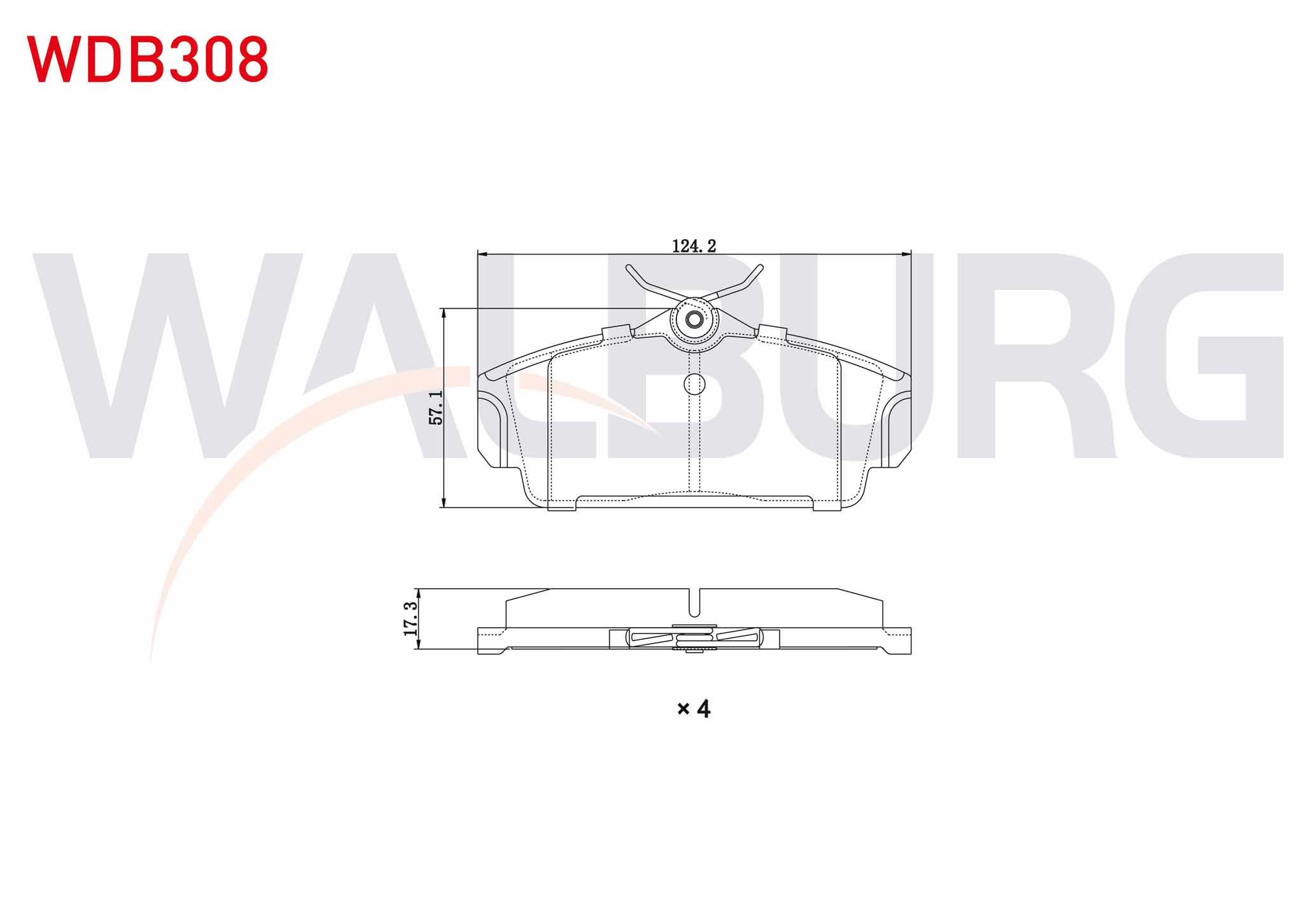 FREN BALATA ON NISSAN PRIMERA 1.6i 16v 1996-2001/ 1.8i 16v 1996-2001/ 2.0i 16v 1996-2001/ 2.0 TD 1996-2001/ ALMERA II 1.5 DCI 2000-2007/ 1.5i 16v 2000-2007/ 2.2 DI 2000-2007/ 1.8i 2000-2007