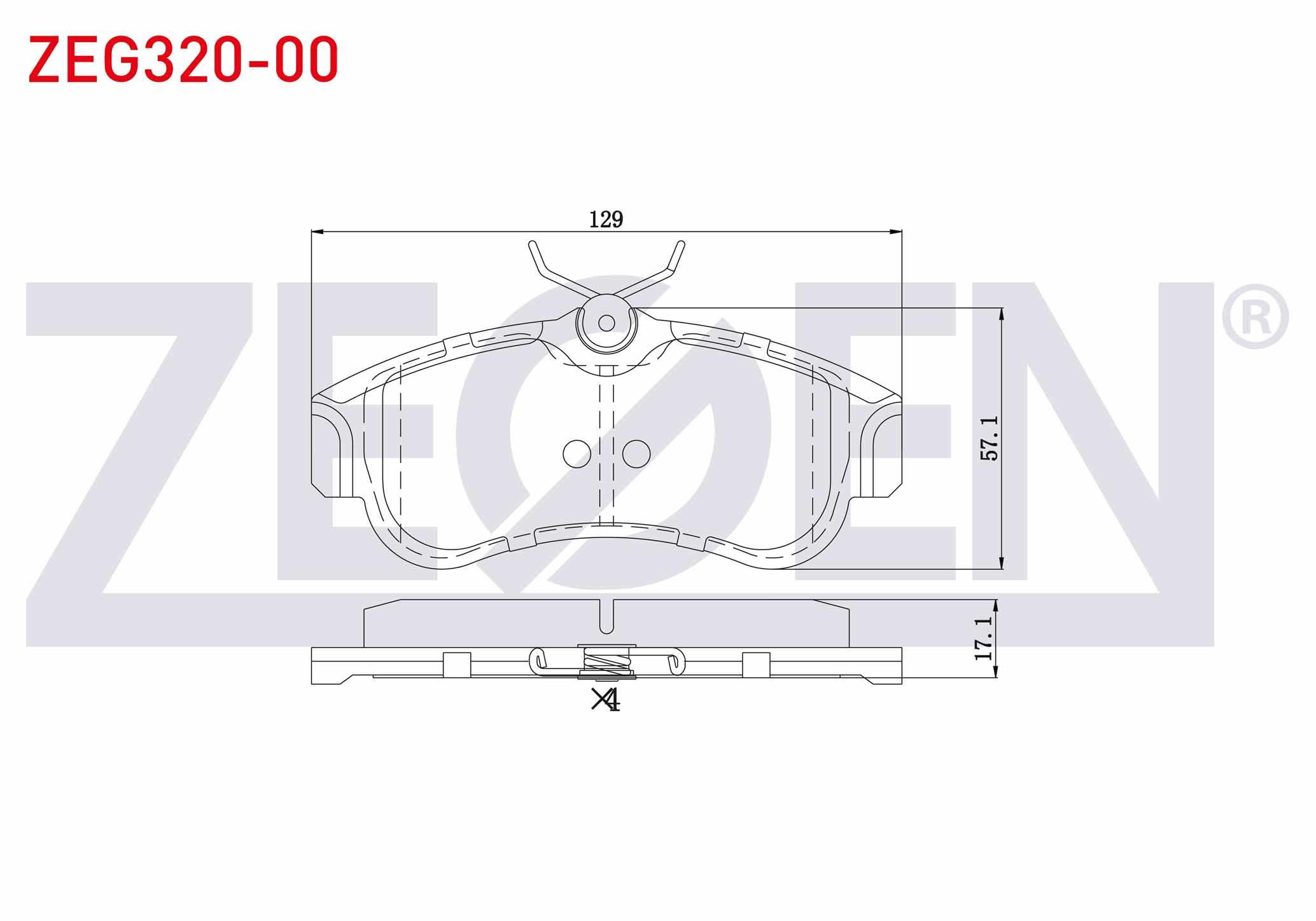 FREN BALATA ON NISSAN PRIMERA (P11) 1.6i 16v 1996-2001 / (P11) 1.8i 16v 1996-2001 / (P11) 2.0i 16v 1996-2001 / (P11) 2.0 TD 1996-2001 / PRIMERA (P10) 2.0i 1990-1998