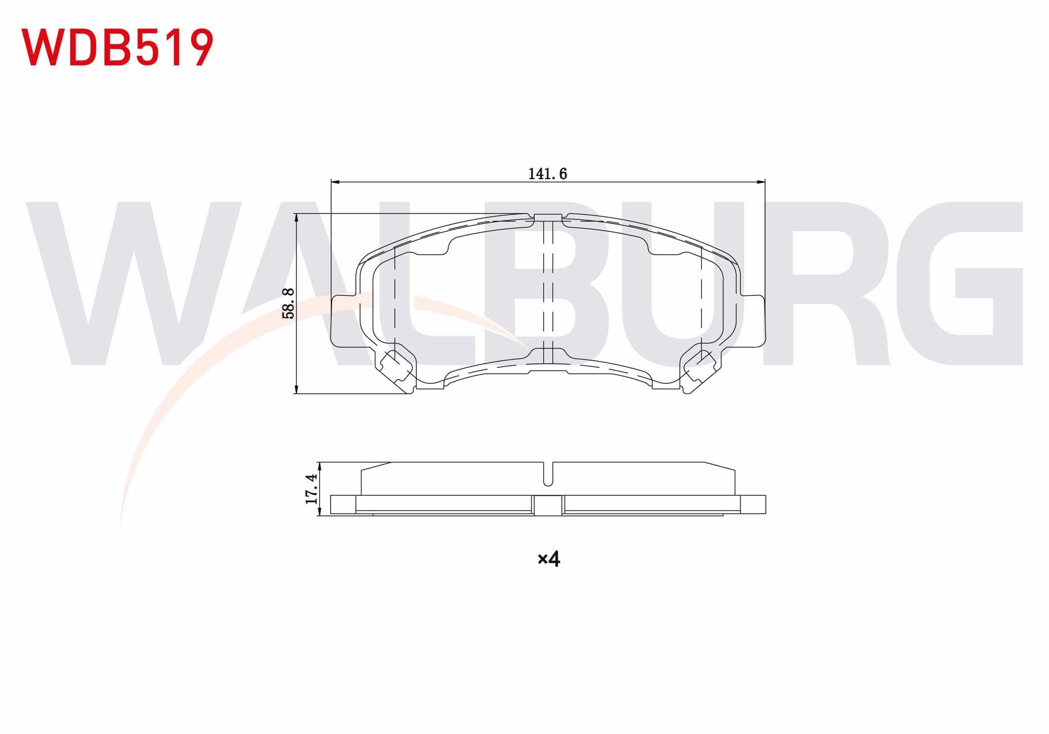 FREN BALATA ON NISSAN QASHQAI (J10) 1.5 DCI 2007-2014/X-TRAIL (T31) 2.0 DCI 2007-2013/X-TRAIL (T31) 2.0i 2007-2013/QASHQAI (J10) 2.0 DCI 2007-2014/RENAULT KOLEOS (HY) 2.0 DCI 2008-2014