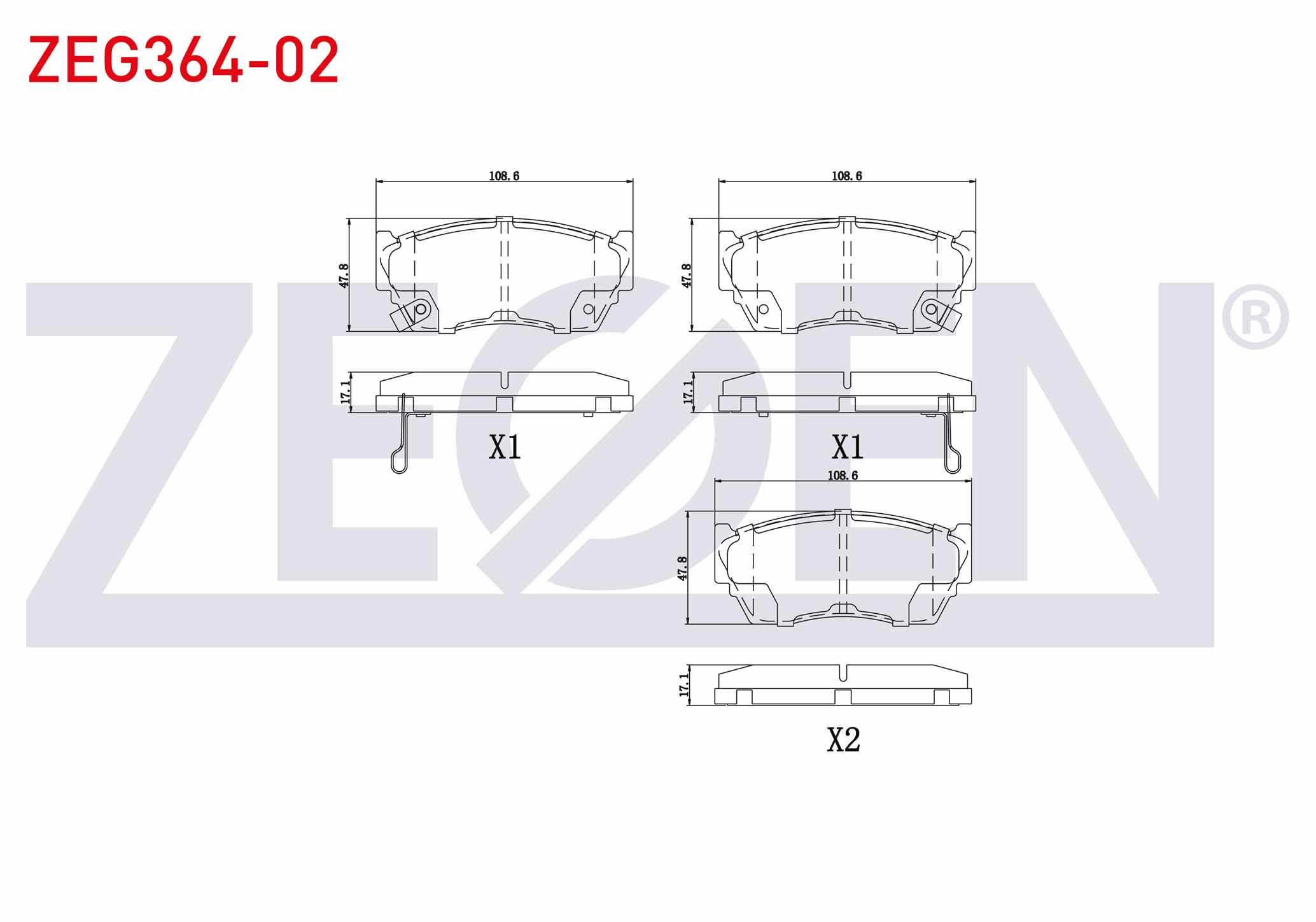 FREN BALATA ON NISSAN SUNNY III (N14) 1.4i 1990-1996 / SUNNY III (N14) 1.6i 1990-1996