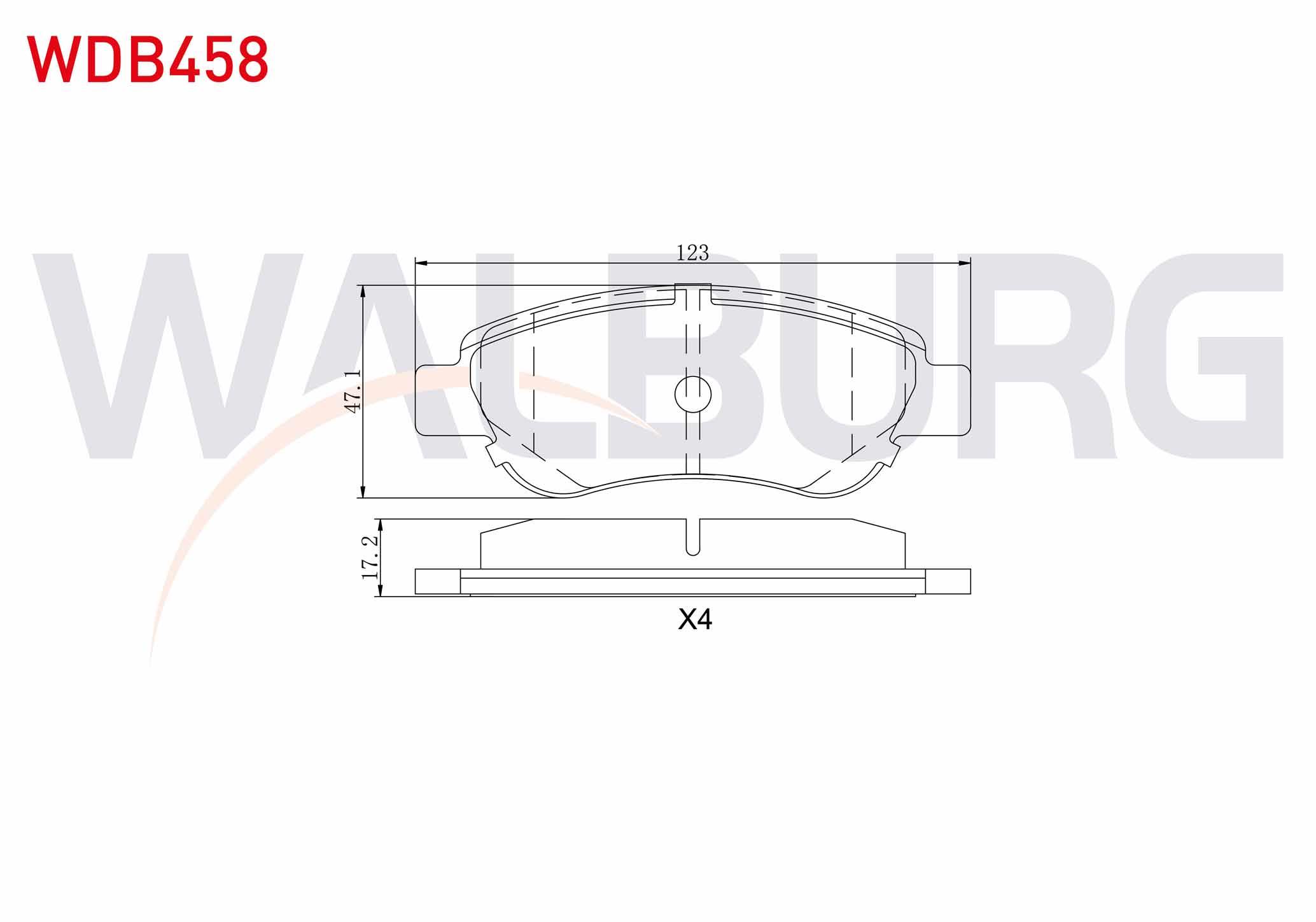 FREN BALATA ON PEUGEOT 107 1.0i 2005- / PEUGEOT 107 1.4 HDI 2005- / CITROEN C1 (PM_, PN_) 1.0 2005-2015 / CITROEN C1 (PM_, PN_) 1.4 HDI 2005-2015