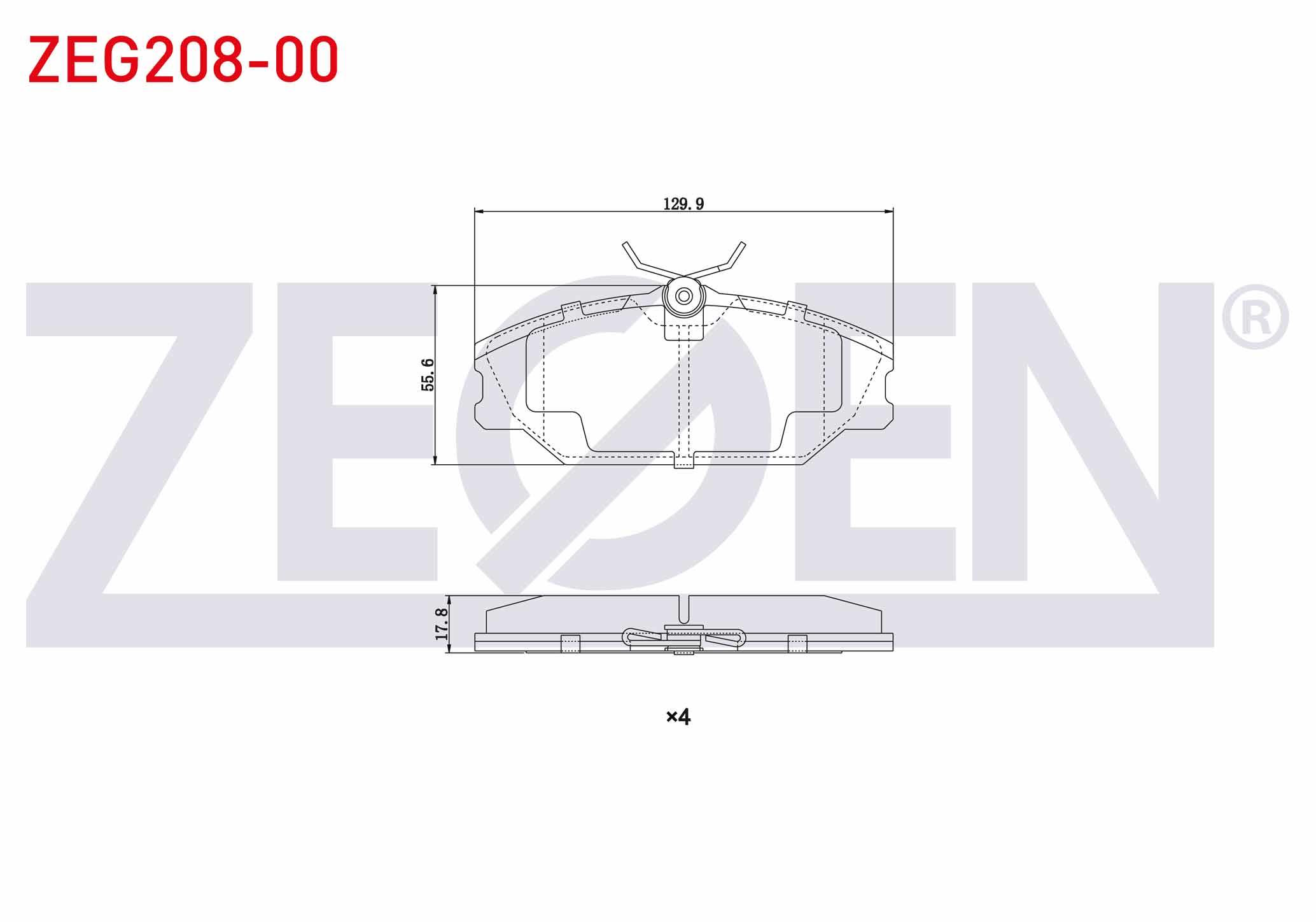 FREN BALATA ON RENAULT MEGANE I 1996-2003 / LAGUNA I 1993-2001 / SAFRANE 1992-2000 / SCENIC I 1999-2003