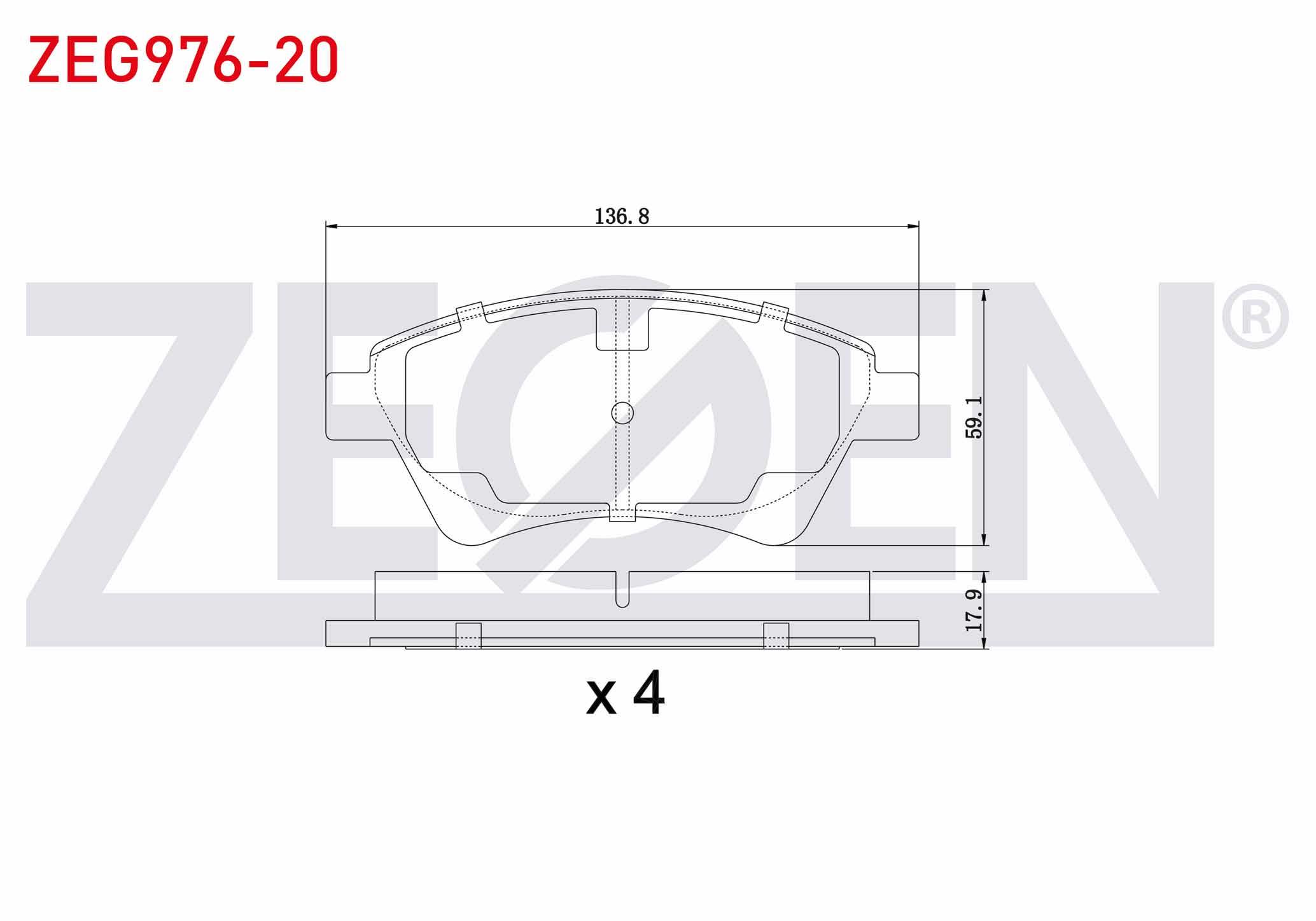 FREN BALATA ON RENAULT MEGANE II (BM0/1,CM0/1) 1.5 DCI 2002-2008 / MEGANE II 1.6i 16v 2002-2008 / SCENIC II (JM0/1) 1.5 DCI 2003-2009 / SCENIC II 1.6i 16v 2003-2009
