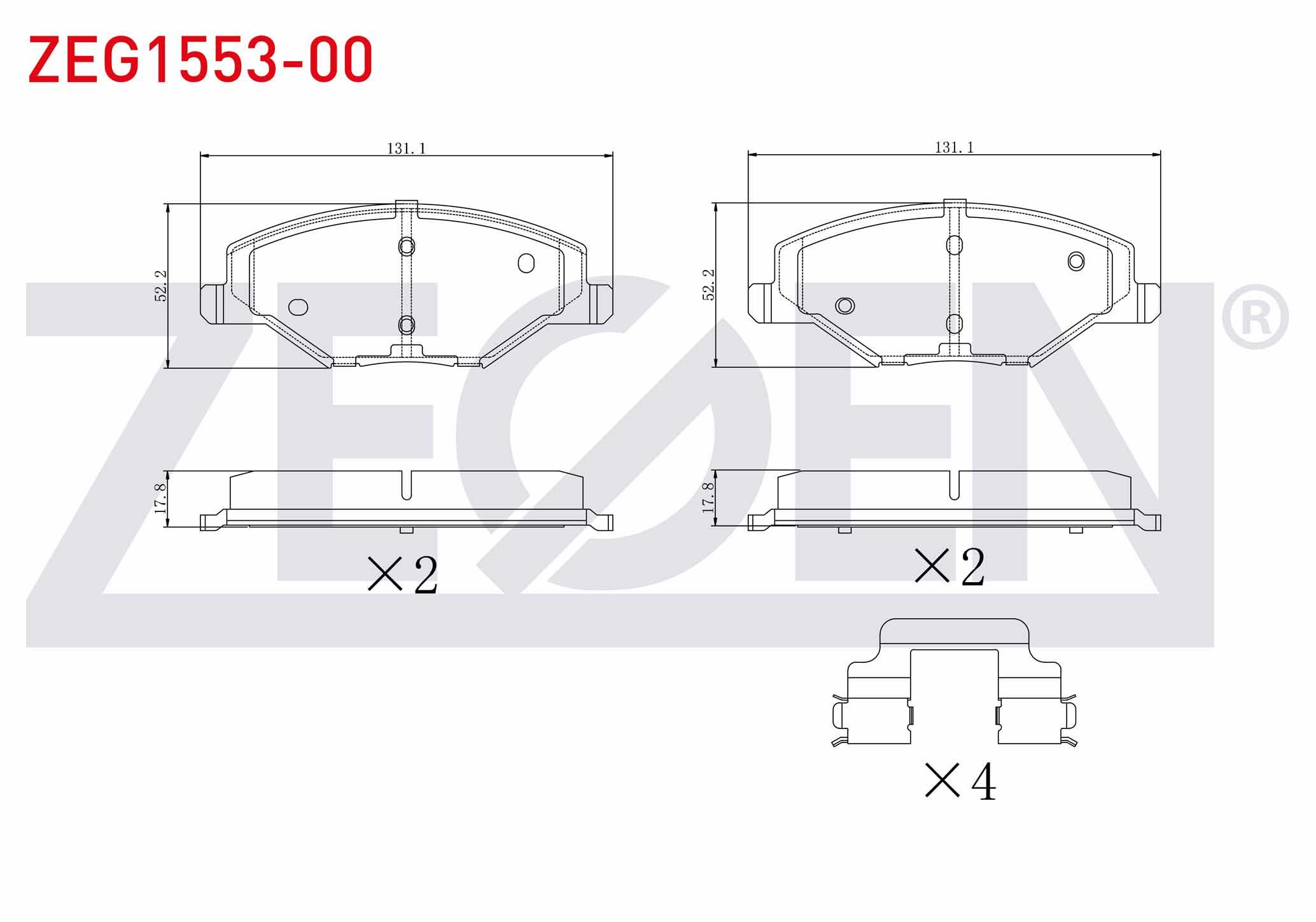 FREN BALATA ON SKODA FABIA II 1.2 2006-2015 / 1.2 TSI 2006-2015 / 1.4 2006-2015 / 1.6 2006-2015