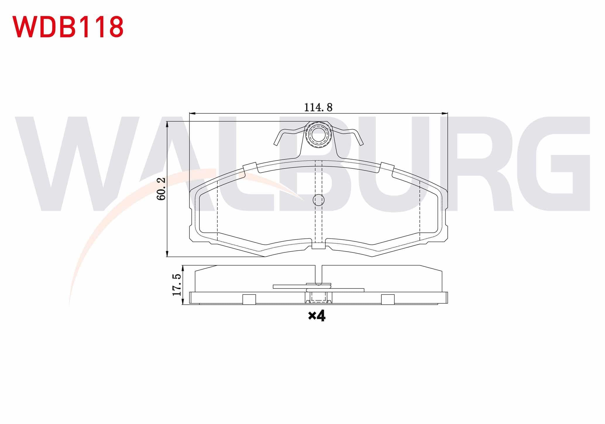 FREN BALATA ON SKODA FAVORIT 136 1.3 1989-1994 / FORMAN 1.3 1990-1994 / FAVORIT PICK UP 1.3 1992-1997/ FORD SIERRA (GBC) 1.6 1982-1987