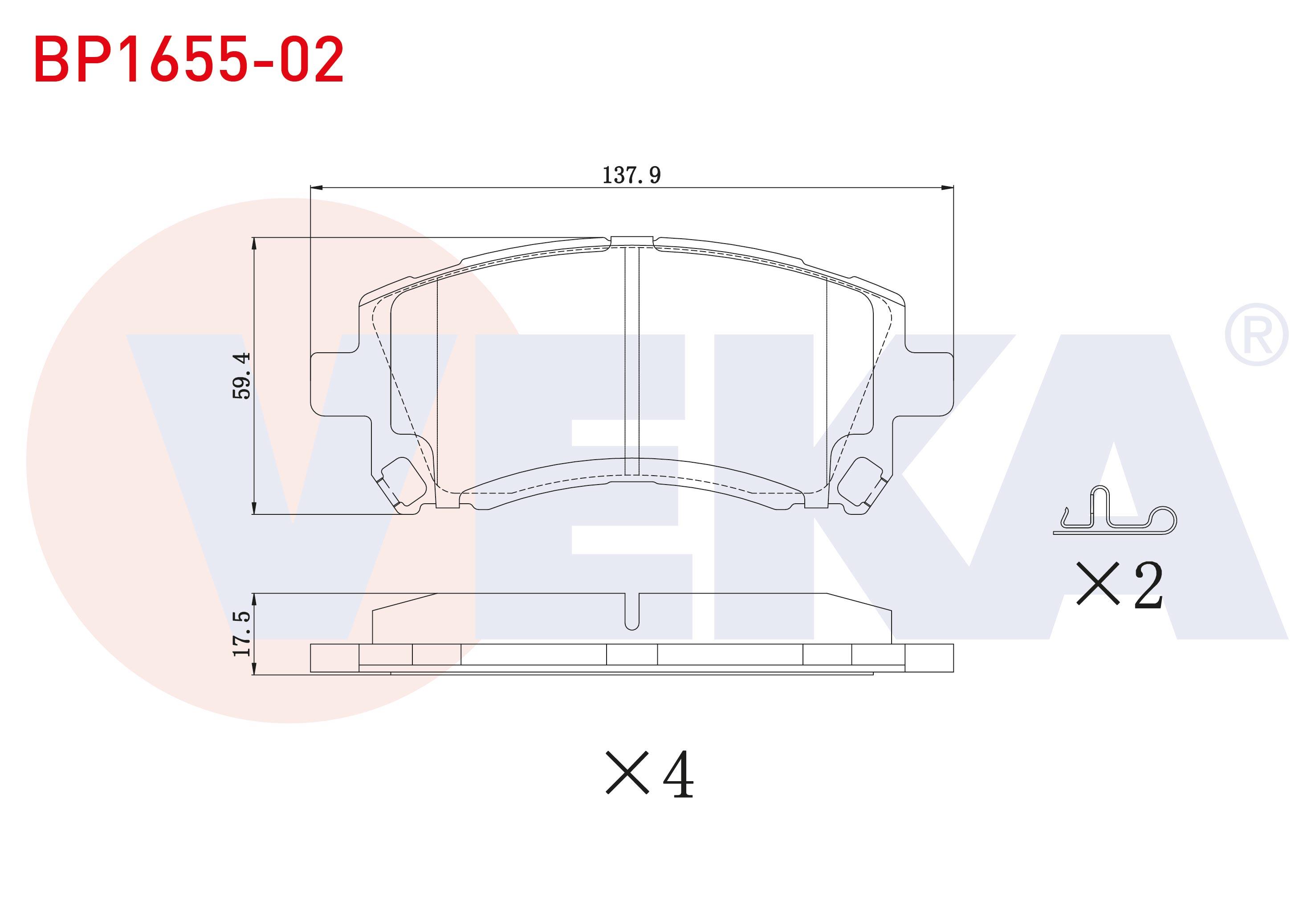 FREN BALATA ON SUBARU FORESTER (SF) 1995-2002 / IMPREZA 1992-2000 / IMPREZA 2000-2007 / LEGACY II (BD,BG) 1994-1999 / OUTBACK (BE, BH) 1998-2003