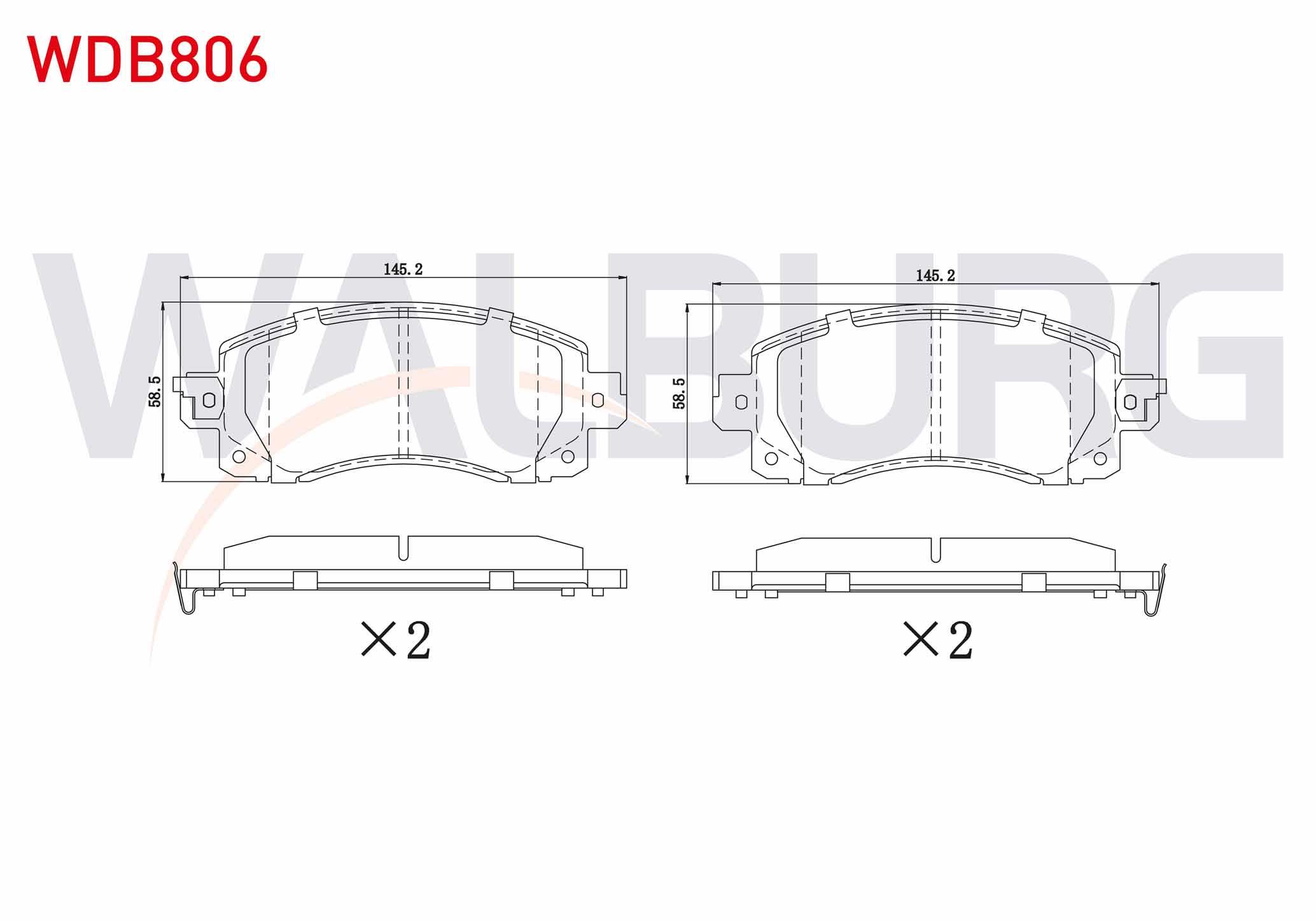 FREN BALATA ON SUBARU XV 1.6i 2017- / FORESTER 2.0 2018-