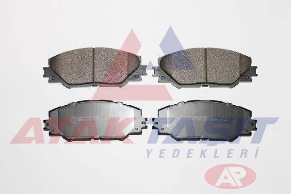 FREN BALATA ON TOYOTA RAV4 III (ACA3_, ACE_, ALA3_, GSA3_, ZSA3_) 2.0 VVT-I 2005-2012 / RAV4 III 2.2 D 2005-2012 / RAV4 III 2.2 D-4D 2005-2012