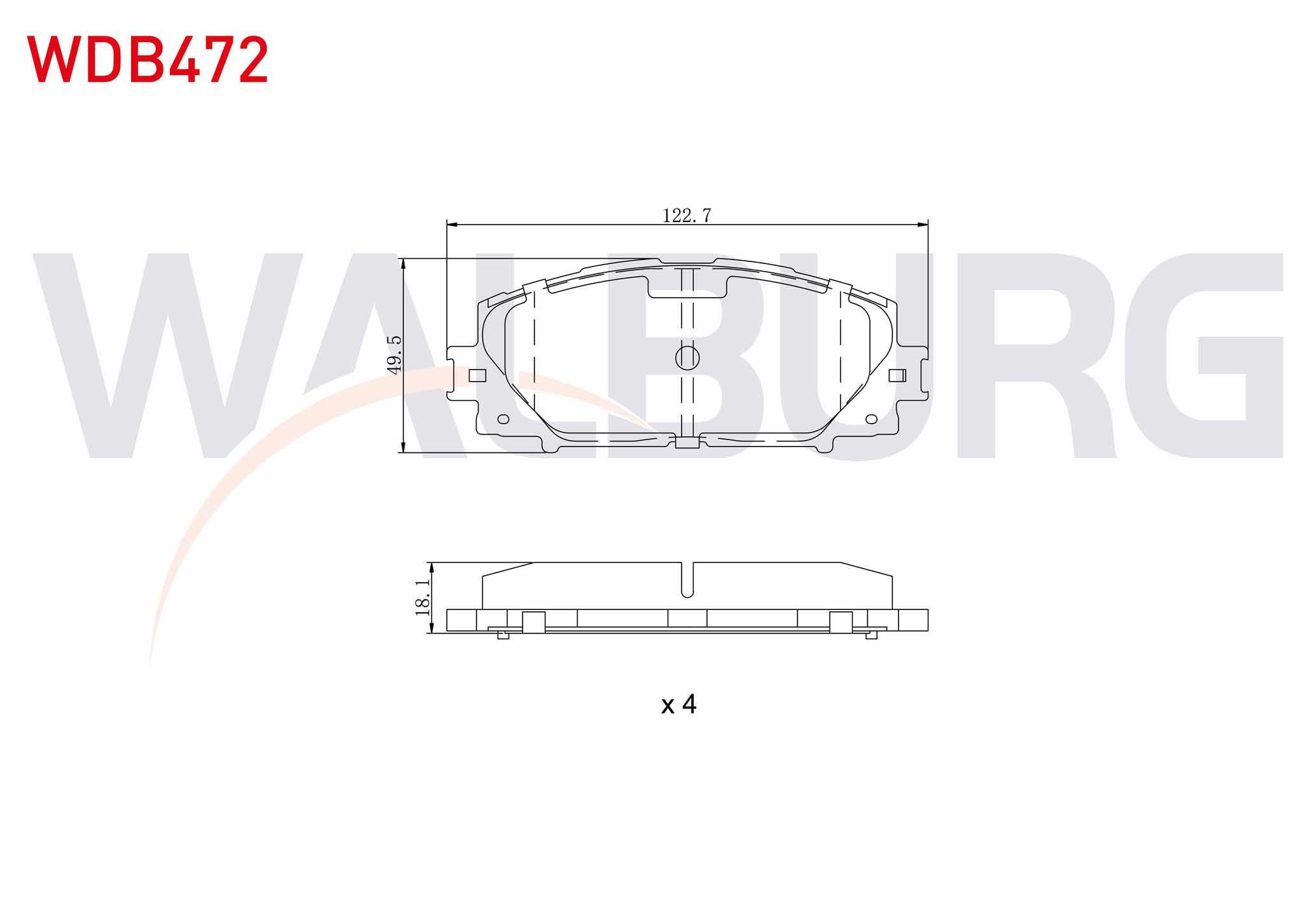 FREN BALATA ON TOYOTA YARIS (P9) 1.0 VVT-I 2006-2010 / YARIS (P9) 1.33 VVT-I 2006-2010