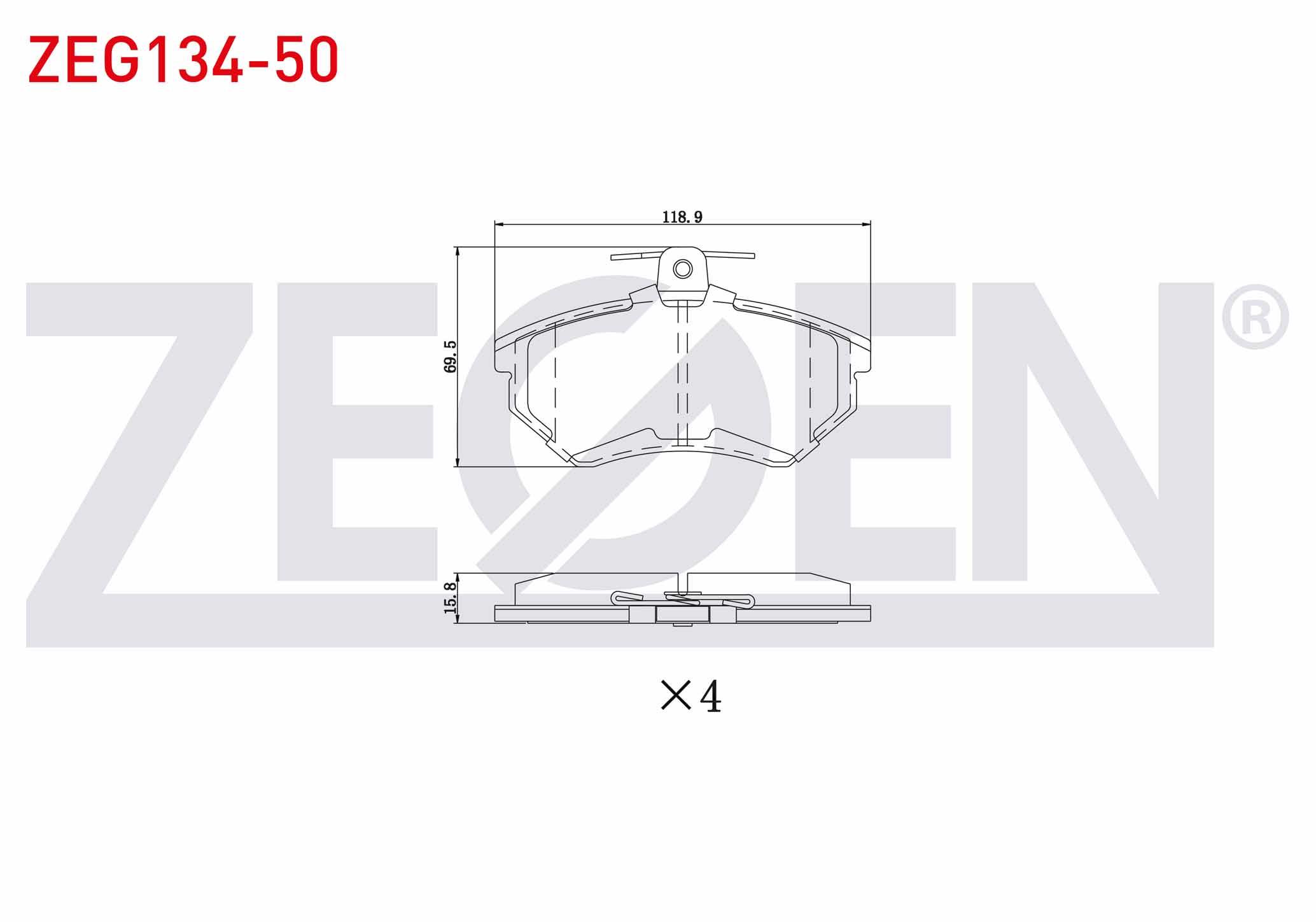 FREN BALATA ON VW PASSAT (3A2,35I) 1.8 1988-1997/ 2.0 1988-1997/ GOLF III 1.9 TDI 1991-1999/ CADDY II 1.9 SDI 1995-2004/ SEAT IBIZA II 1.6i 1993-2002/ 1.7 SDI 1993-2002/ TOLEDO I 1.8 1991-1999/