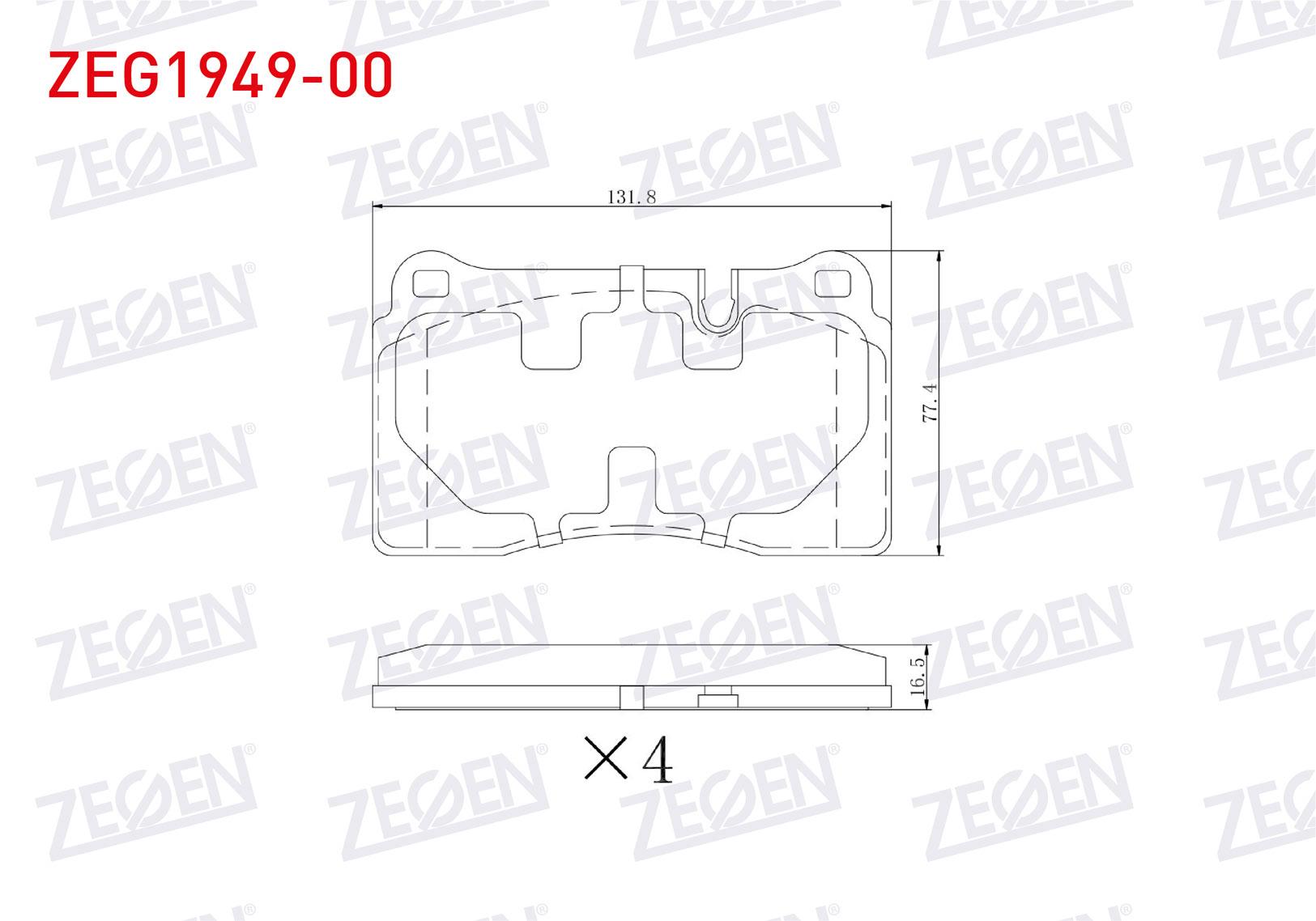 FREN BALATA ON VW TOUAREG 2.5 TDI 2004-2010 - 3.0 TDI 2004-2018 - 3.2 2002-2006 / SEAT LEON 2.0 TDI - 1.5 ETSI - 1.5 TSI - 1.0 TSI 2020- / ATECA 1.6 TDI 2016-/ CUPRA FORMENTOR 1.5 TSI 2020-