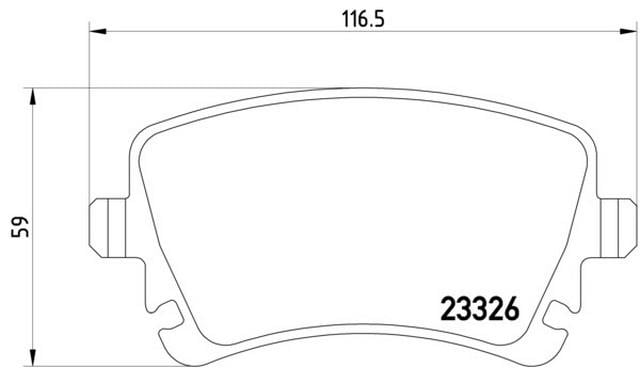 FREN BALATASI ARKA-FİŞLİ AXB-AXD-CAAB-CFCA T5 1.9TDİ-2.0TDİ-2.5TDİ