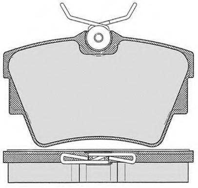 FREN BALATASI ARKA FİŞLİ SHARAN - ALHAMRA - T4 2.4 2.5 16,2mm