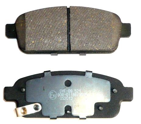 FREN BALATASI ARKA OPEL ASTRA J 1.3 CDTI-1.4-1.6-1.7 CDTI  2009> / CHEVROLET CRUZE 2009> /HYUNDAI H1 / ACCENT BLUE