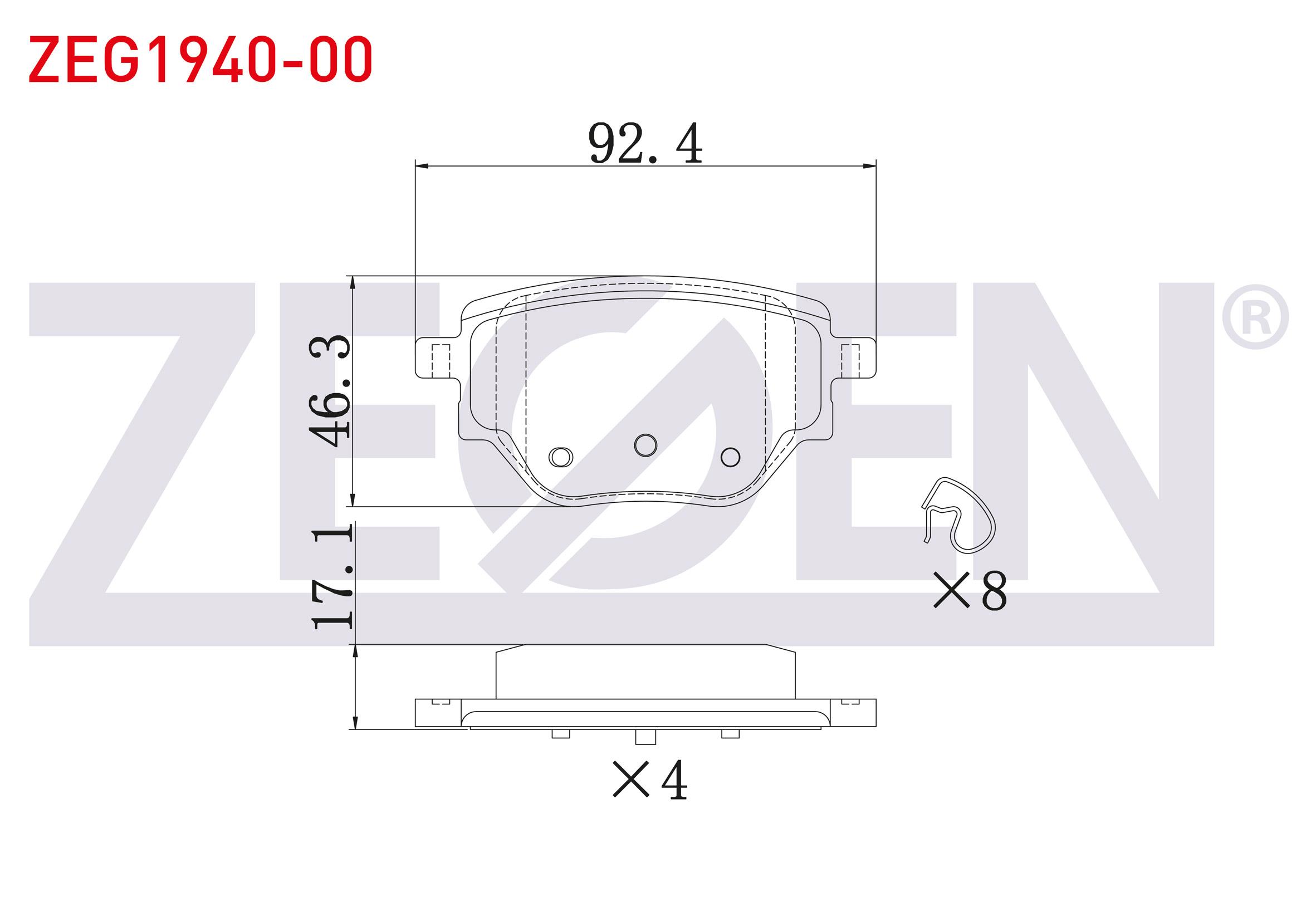 FREN BALATASI ARKA PEUGEOT 208 II - 2008 II 1.2 PureTech - 1.5 BlueHDI 2019- / OPEL CORSA F 1.2 - 1.5 D 2019-