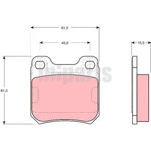 FREN BALATASI ARKA VECTRA B -1605924