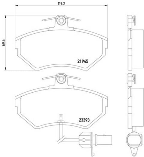 FREN BALATASI ÖN-FİŞLİ ALZ A4 1.6