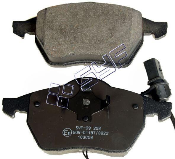 FREN BALATASI ÖN FİŞLİ FİŞLİ (OVAL) PASSAT 1.8T-1.9 TDI (96-00)  AUDI A4 1.8T (04-)