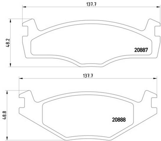 FREN BALATASI ÖN-FİŞSİZ E.M GOLF 2 1.8