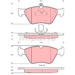 FREN BALATASI ÖN OMEGA B-Vectra A 1993> 17,5mm Kulaklı