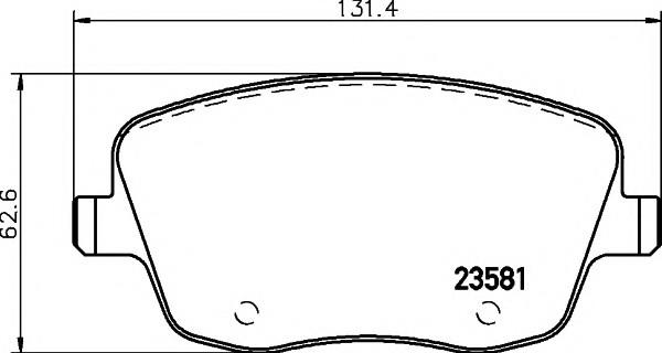 FREN BALATASI ÖNİ  POLO 5 1.9 TDİ