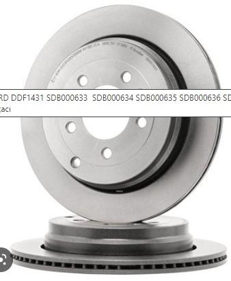 FREN DISKI ARKA HAVALI KAPLAMALI LAND ROVER DISCOVERY III (TAA) 2.7 V6 TDI 5 BIJON 325X20X78,9X59,7 2004-2010 SDB000635 SDB000632 SDB000634 SDB000636