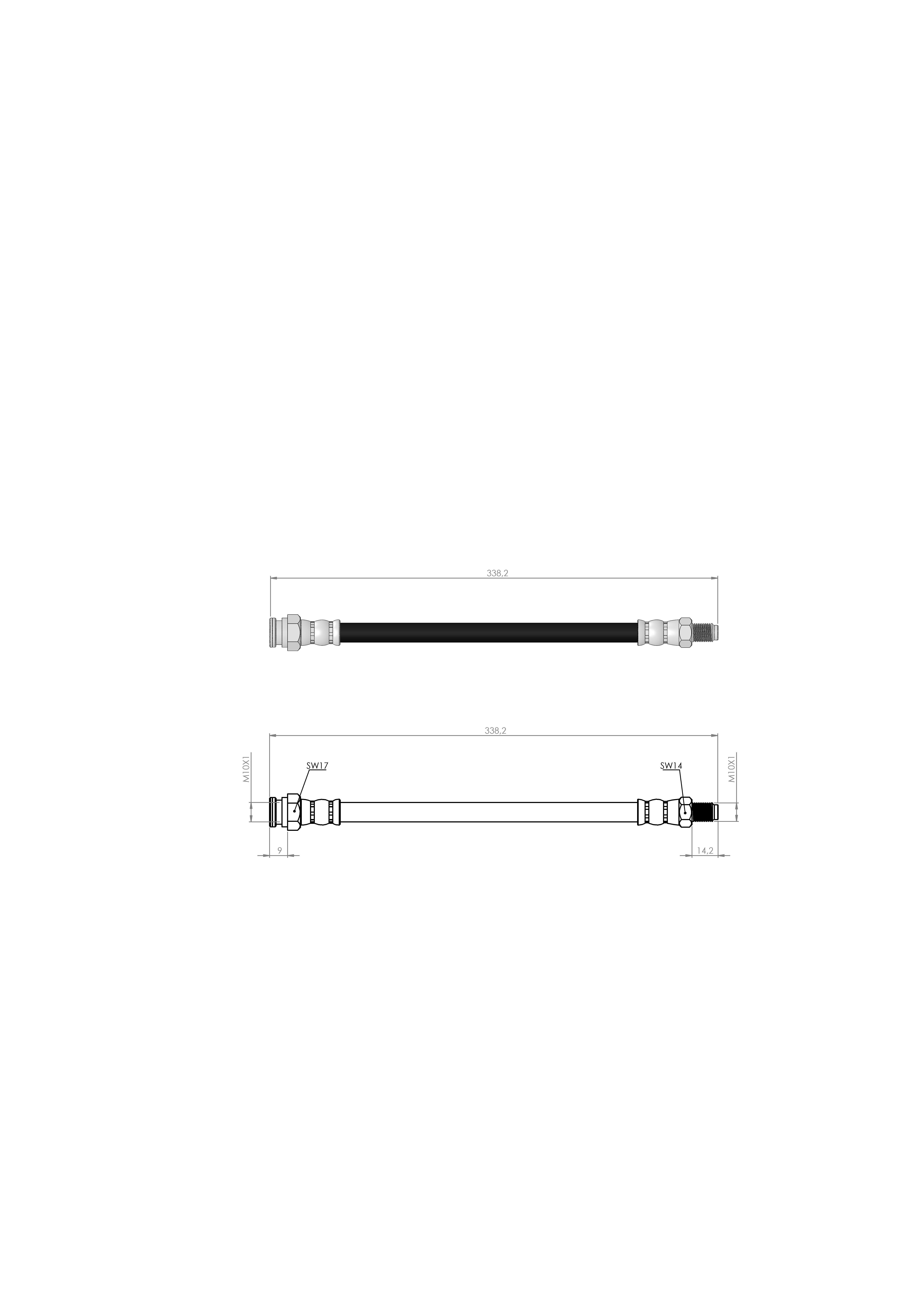 FREN HORTUMU ARKA BOXER I-JUMPER I-MASTER- 94-02 7569593 - 5000388496 - 0004162V001000000